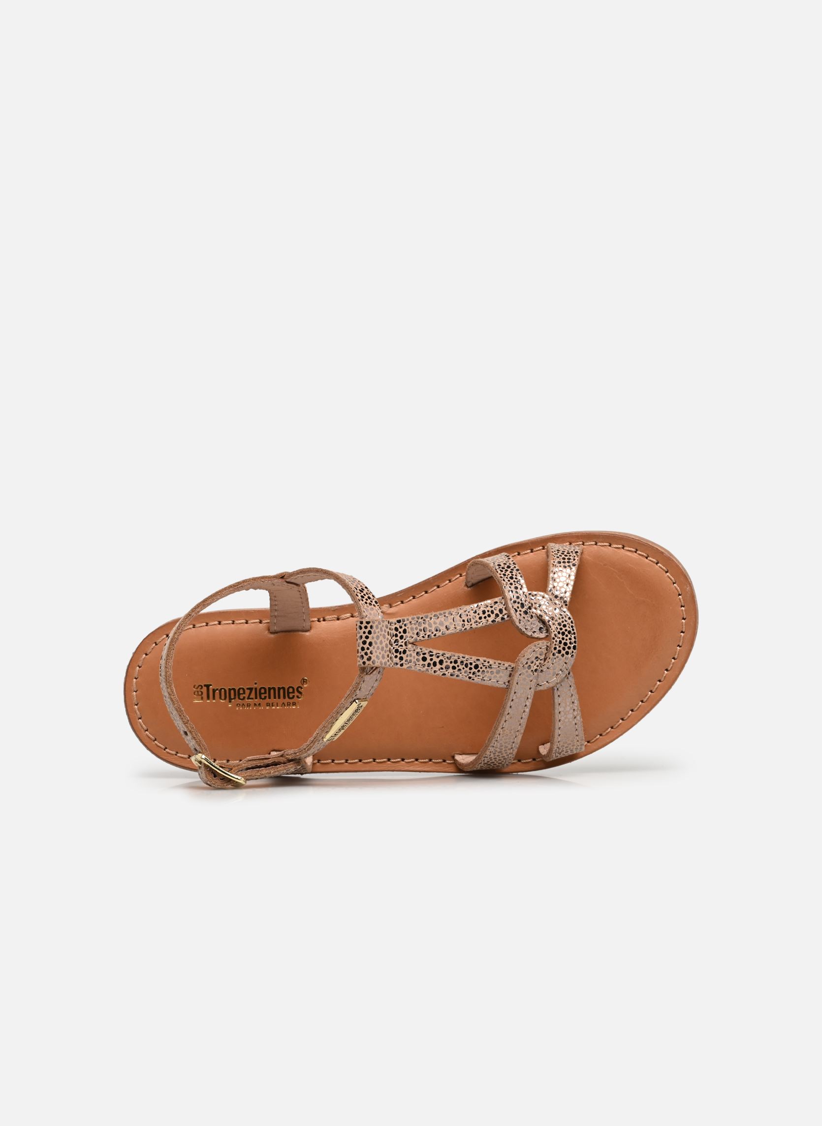 Sandales BACKLE fille argent Les Tropéziennes par M Belarbi Sandales BACKLE fille argent ARGENT BEIGE