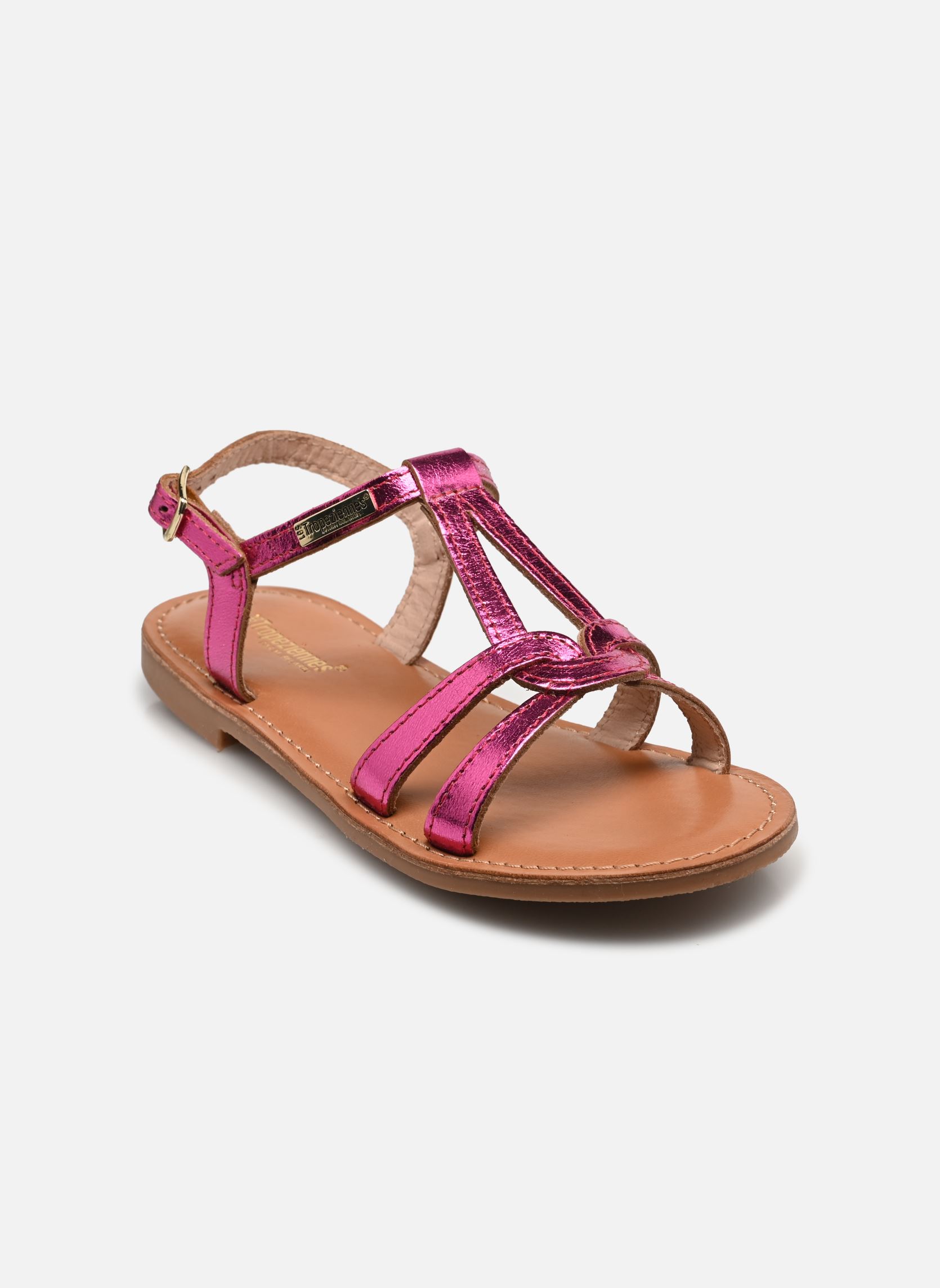 Sandales BACKLE fille rose Les Tropéziennes par M Belarbi Sandales BACKLE fille rose FUSCHIA