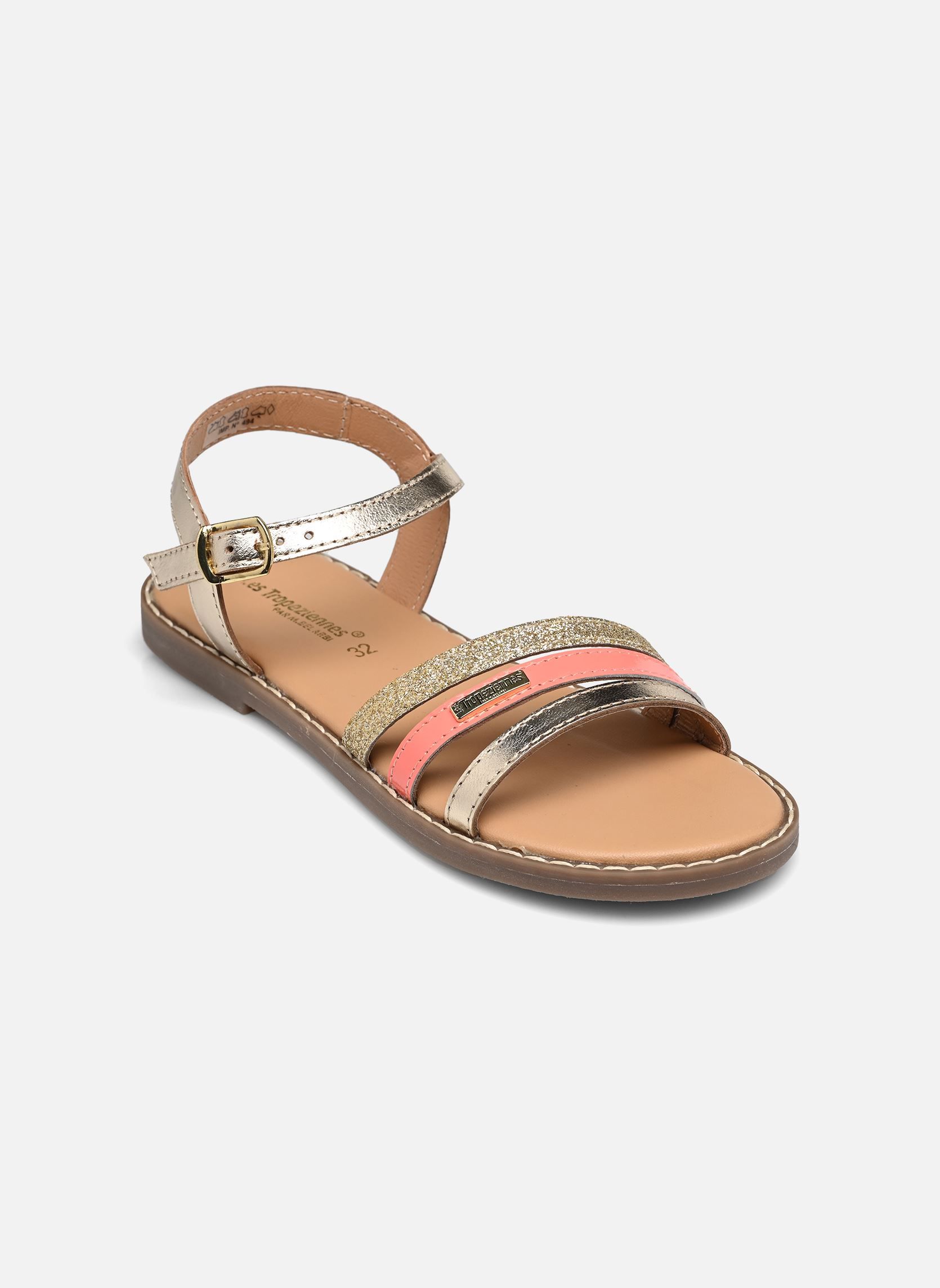 Sandales IBA fille orange Les Tropéziennes par M Belarbi Sandales IBA fille orange CORAIL OR