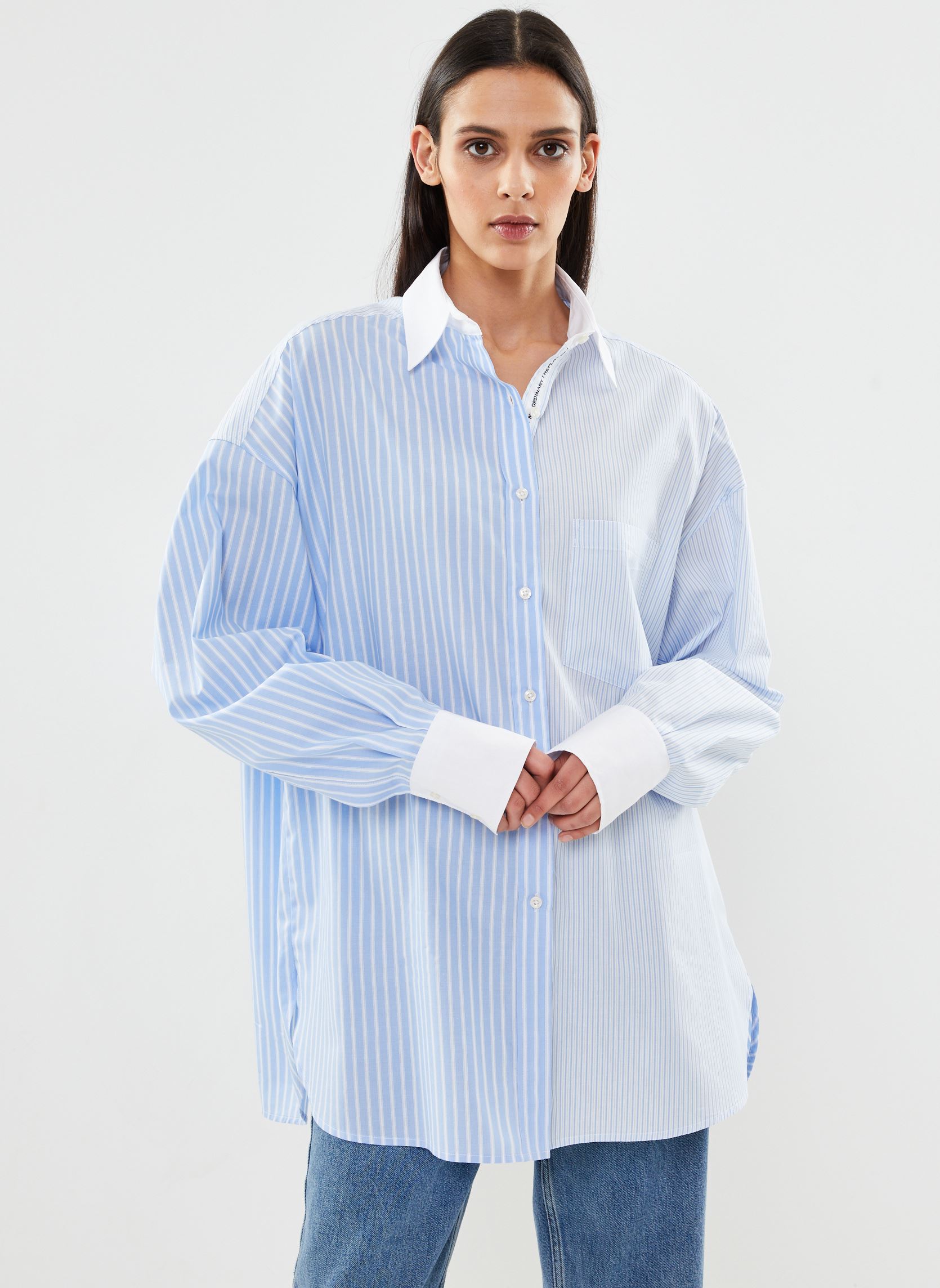 Vêtements Replay Chemise oversize rayures pour Accessoires