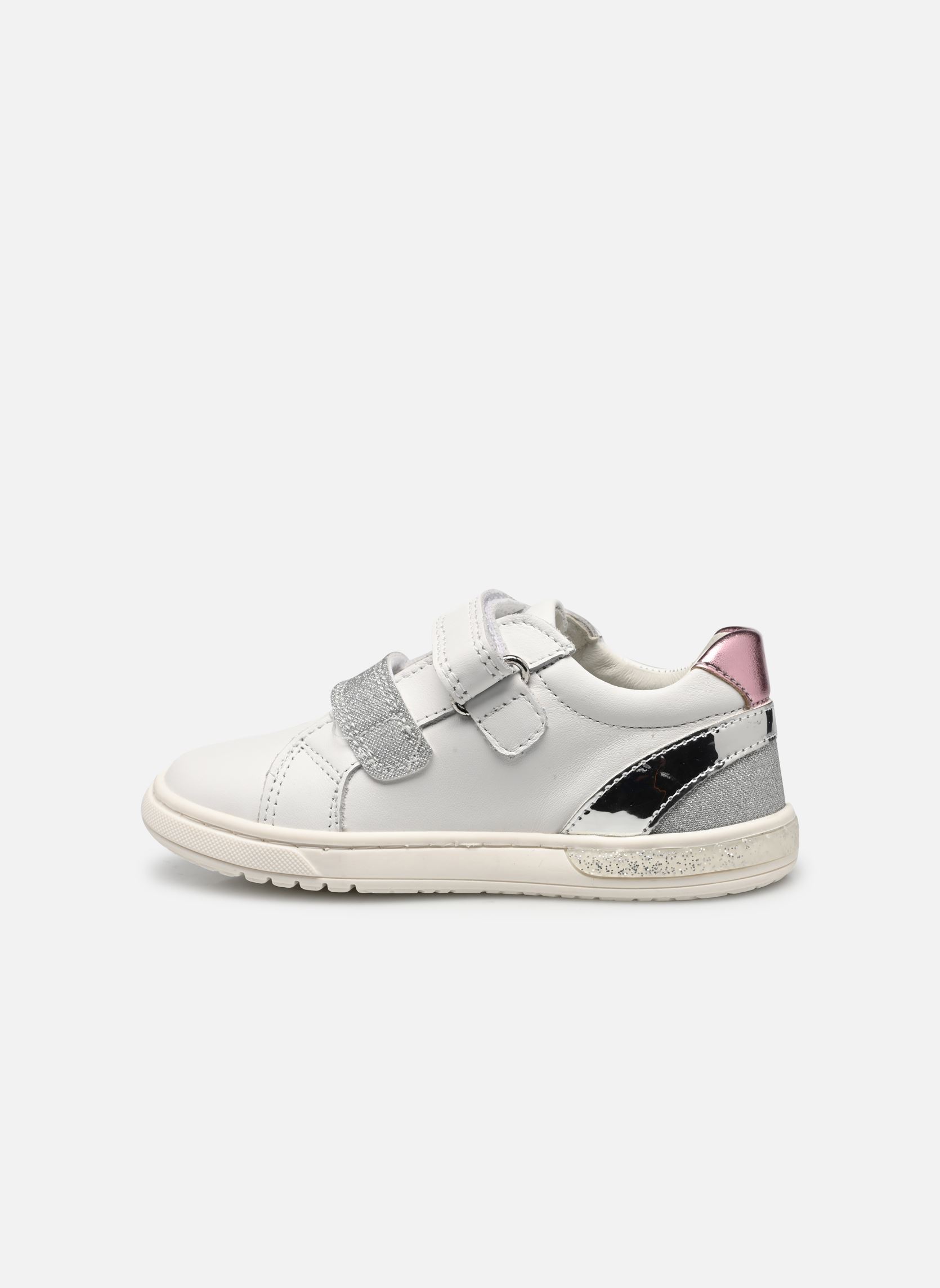 Niedrige Sneaker Baby Dude mädchen weiß Primigi Niedrige Sneaker Baby Dude mädchen weiß BIANCO/SILVER