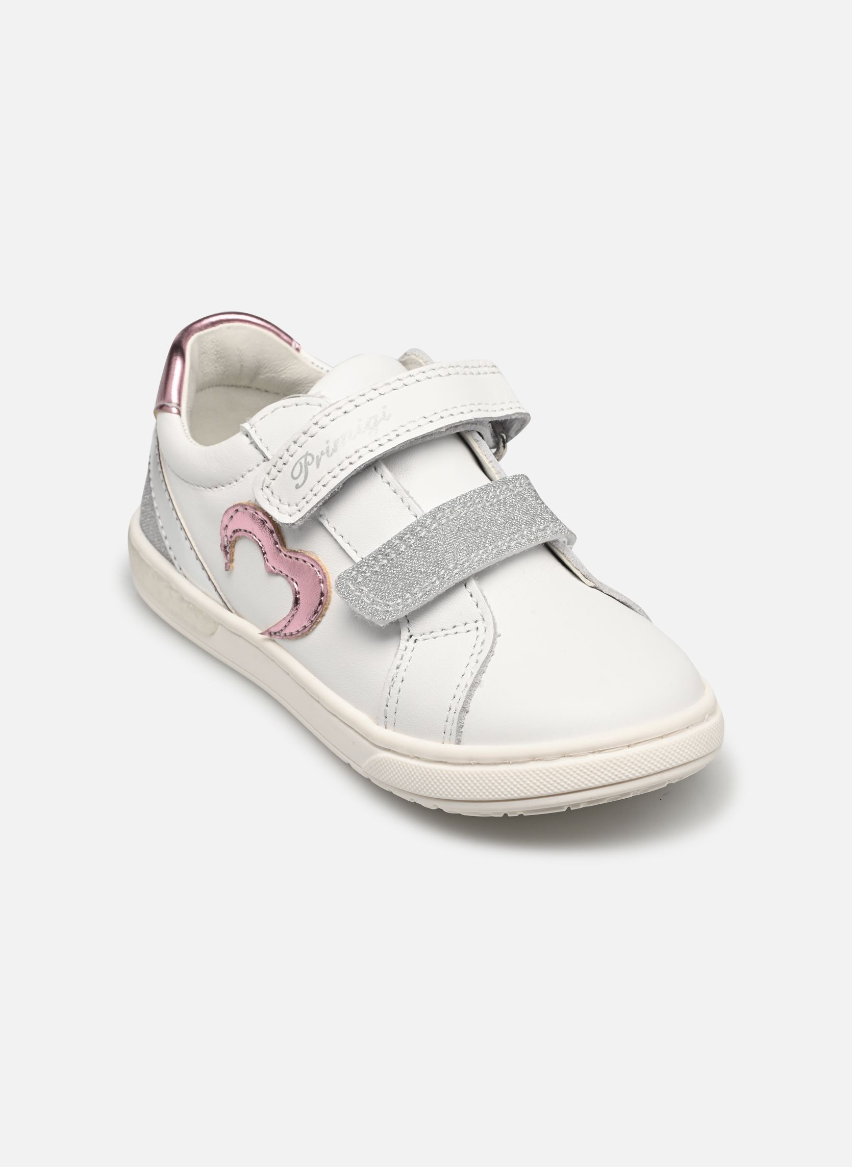 Niedrige Sneaker Baby Dude mädchen weiß Primigi Niedrige Sneaker Baby Dude mädchen weiß BIANCO/SILVER