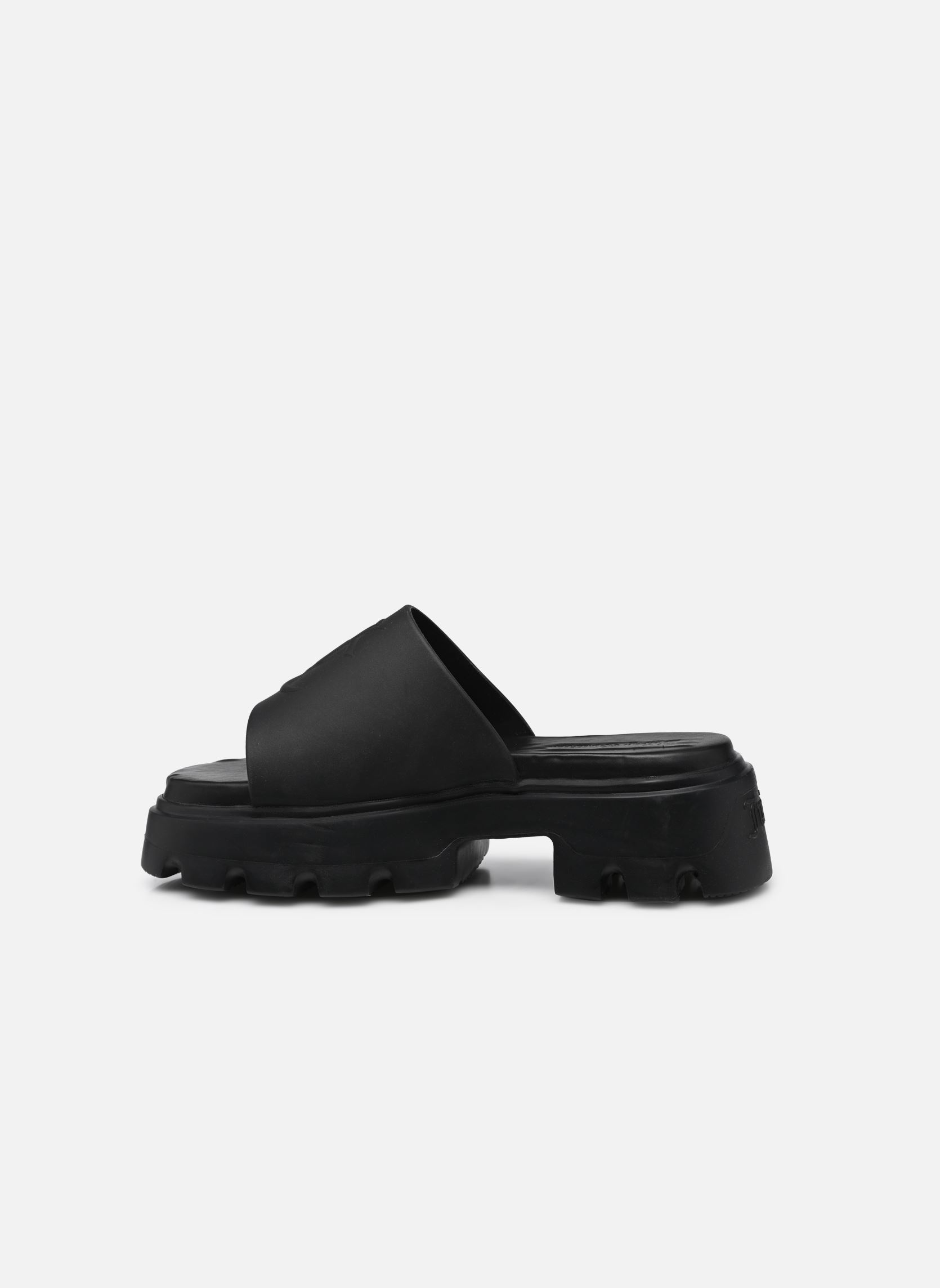 Pantoletten und Clogs BABY TRACK SANDALS damen schwarz JUICY COUTURE Pantoletten und Clogs BABY TRACK SANDALS damen schwarz BLACK