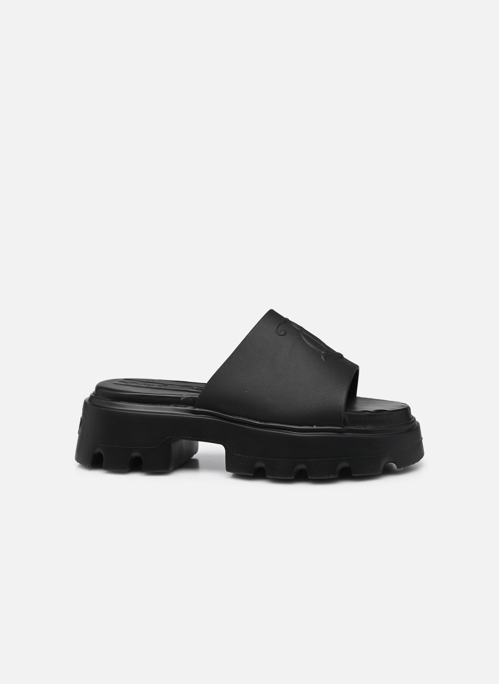 Pantoletten und Clogs BABY TRACK SANDALS damen schwarz JUICY COUTURE Pantoletten und Clogs BABY TRACK SANDALS damen schwarz BLACK