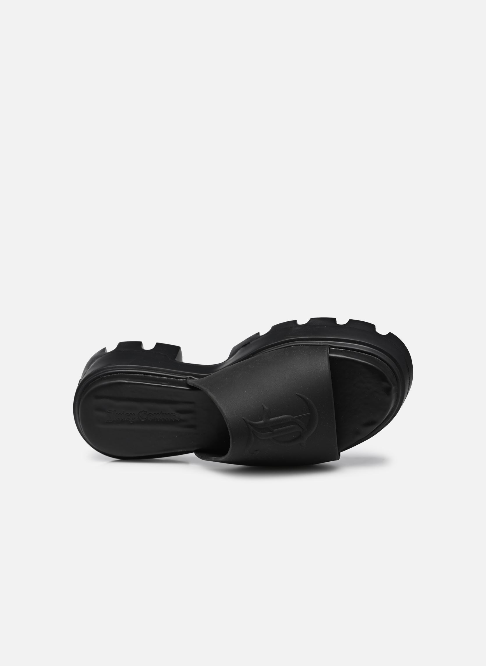 Pantoletten und Clogs BABY TRACK SANDALS damen schwarz JUICY COUTURE Pantoletten und Clogs BABY TRACK SANDALS damen schwarz BLACK