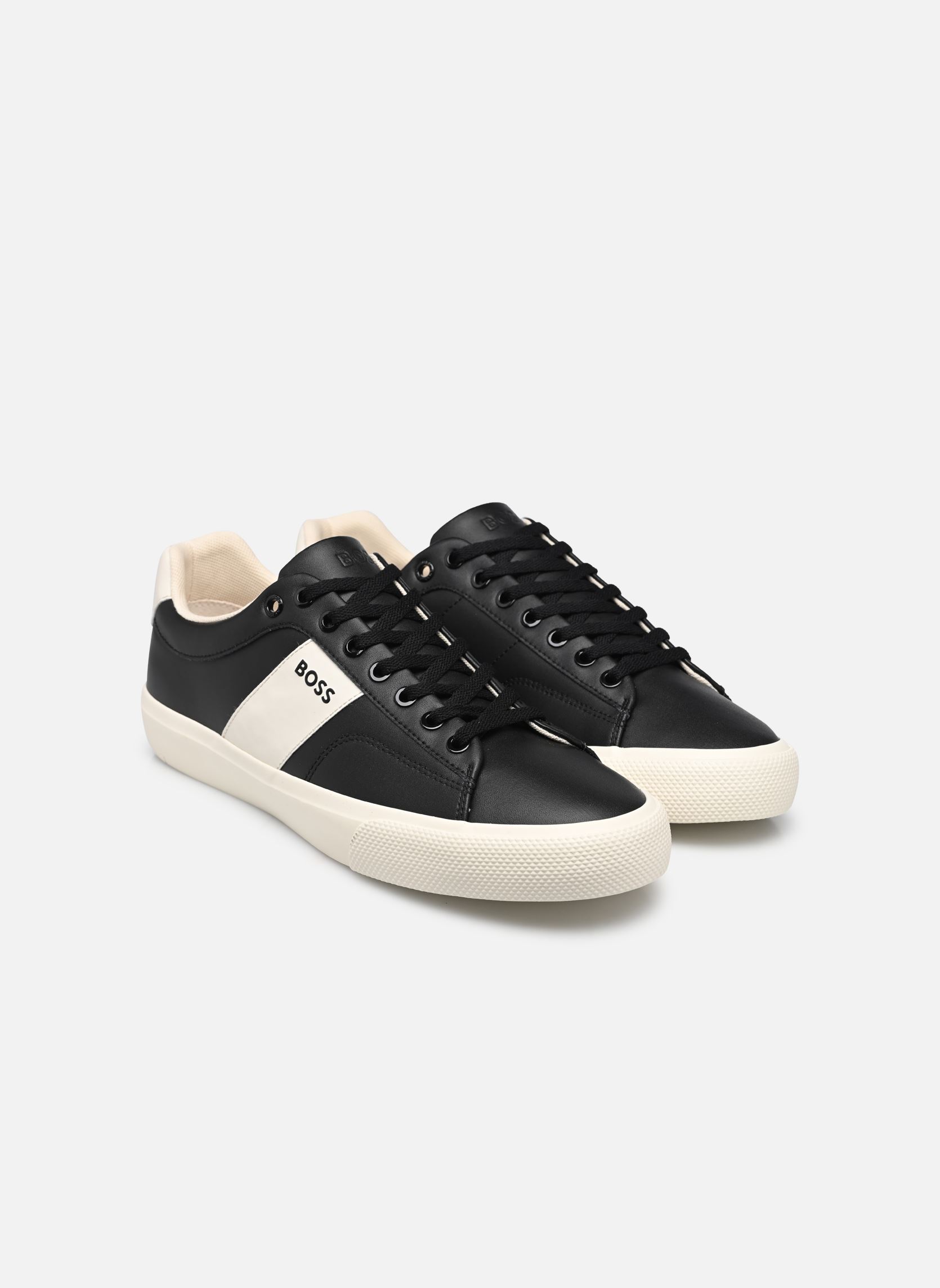 Niedrige Sneaker Aiden_Tenn_flrb herren schwarz BOSS Niedrige Sneaker Aiden_Tenn_flrb herren schwarz Black