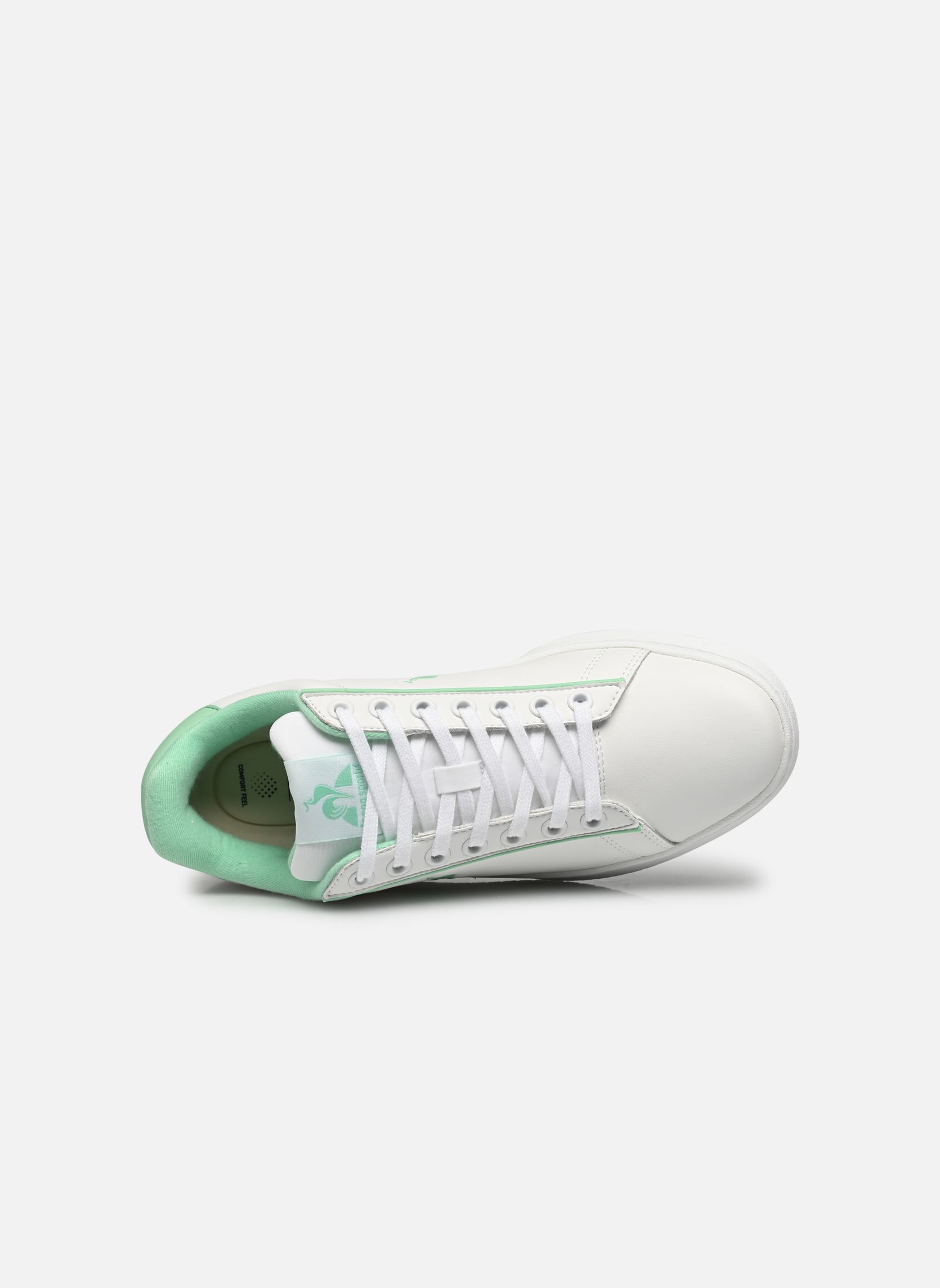 Le Coq Sportif - Zapatillas LCS Court Clean 2410487 Óptico Blanco Trekking Verde