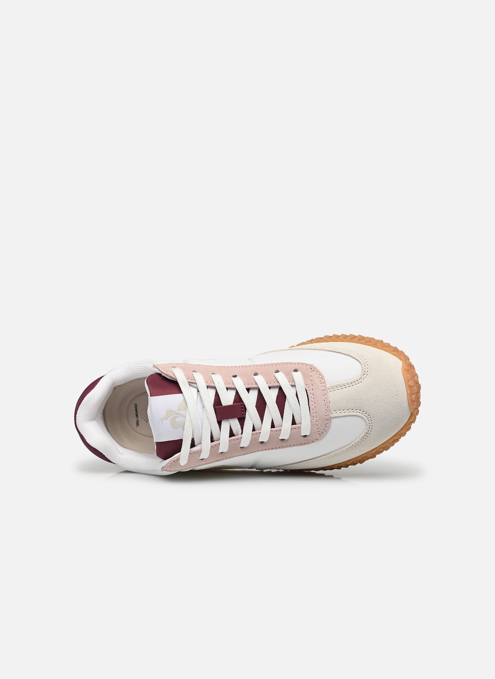 Baskets VELOCE I femme multicolore Le Coq Sportif Baskets VELOCE I femme multicolore BONE WHITE/MAUVE CHALK