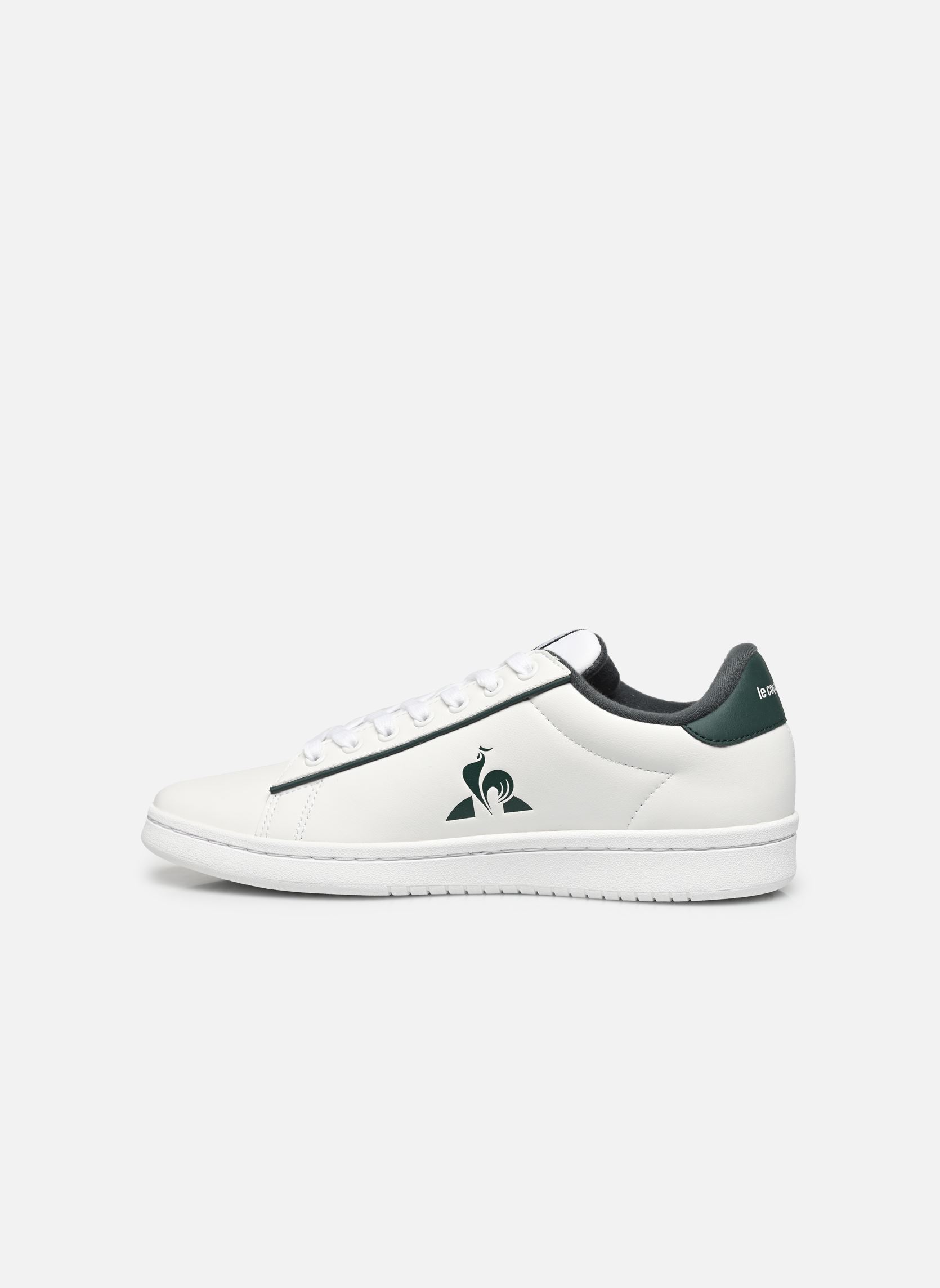 Baskets LCS COURT CLEAN M homme blanc Le Coq Sportif Baskets LCS COURT CLEAN M homme blanc optical white/ trekking green