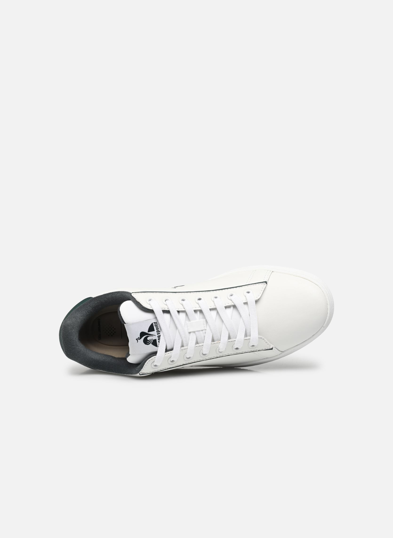 Baskets LCS COURT CLEAN M homme blanc Le Coq Sportif Baskets LCS COURT CLEAN M homme blanc optical white/ trekking green