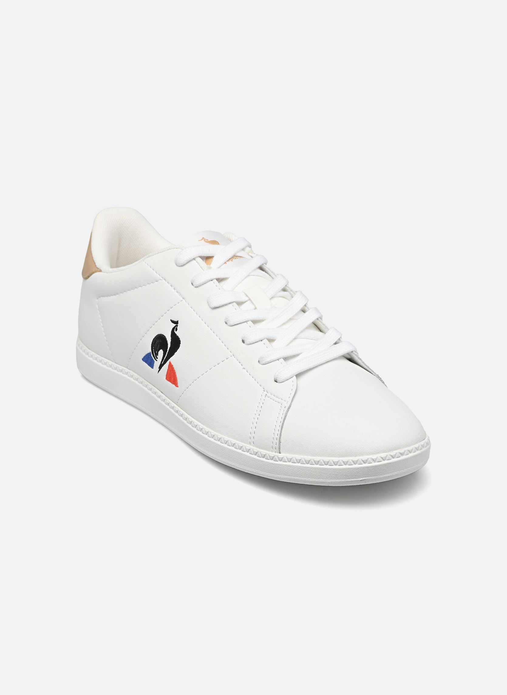 Baskets Le Coq Sportif Court - Cuir Blanc - Taille 42 EU - Homme - Lifestyle - Neuf Avec Emballage
