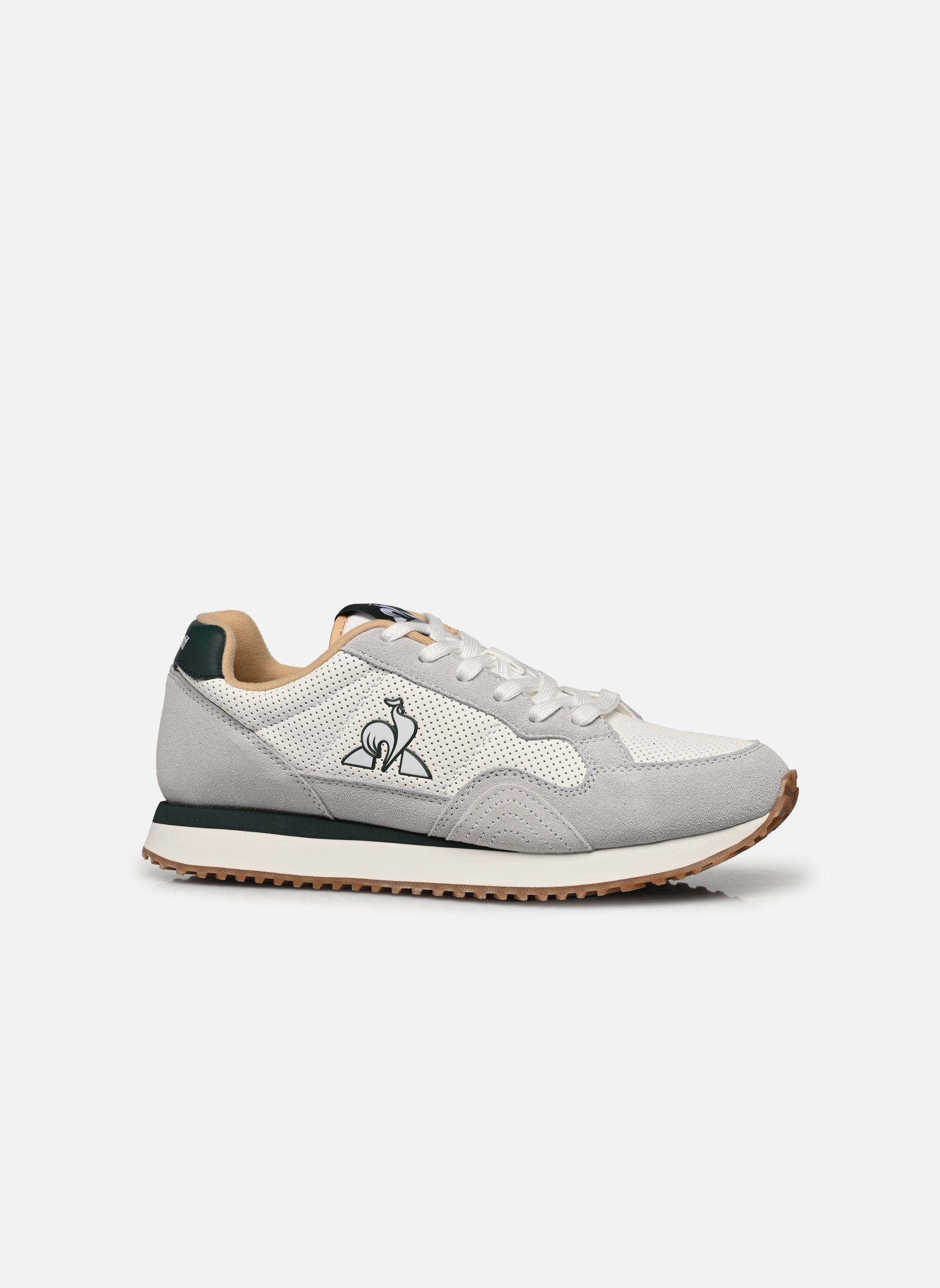 Baskets running JET STAR 2 M homme blanc Le Coq Sportif Baskets running JET STAR 2 M homme blanc optical white/trekking green