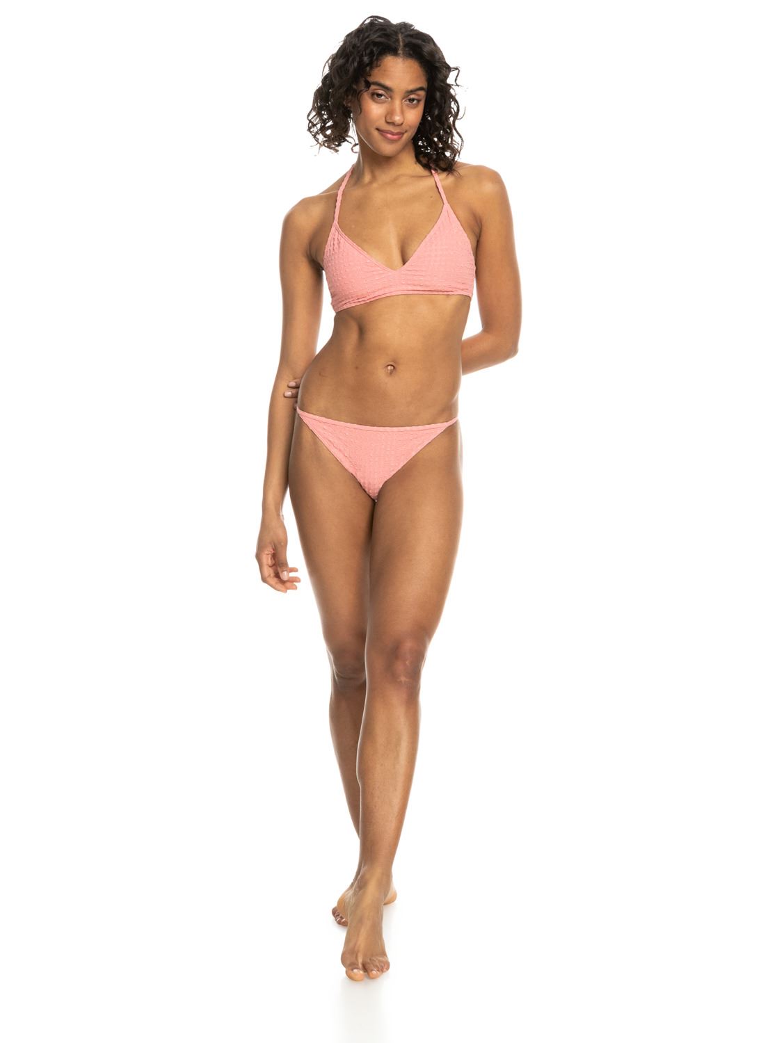 Hauts de maillot triangle Shiny Wave 2 Fixed Tri femme rose Roxy Hauts de maillot triangle Shiny Wave 2 Fixed Tri femme rose PEACH BLOSSOM