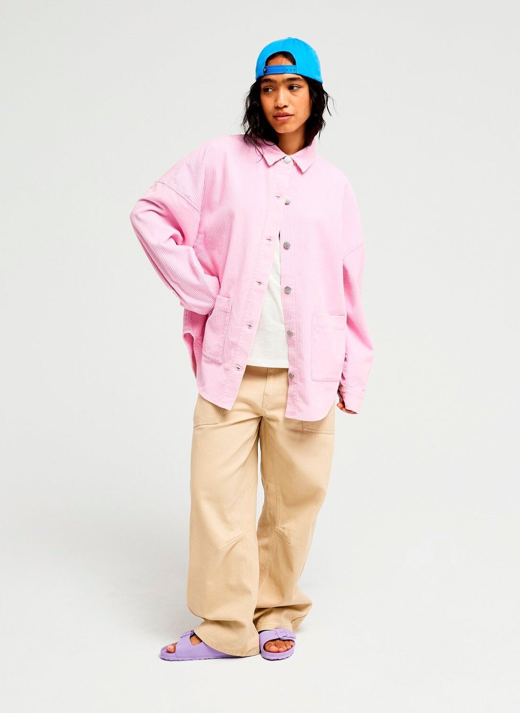 Jacken Kick Back Washed Cord damen rosa Roxy Jacken Kick Back Washed Cord damen rosa PINK LAVENDER