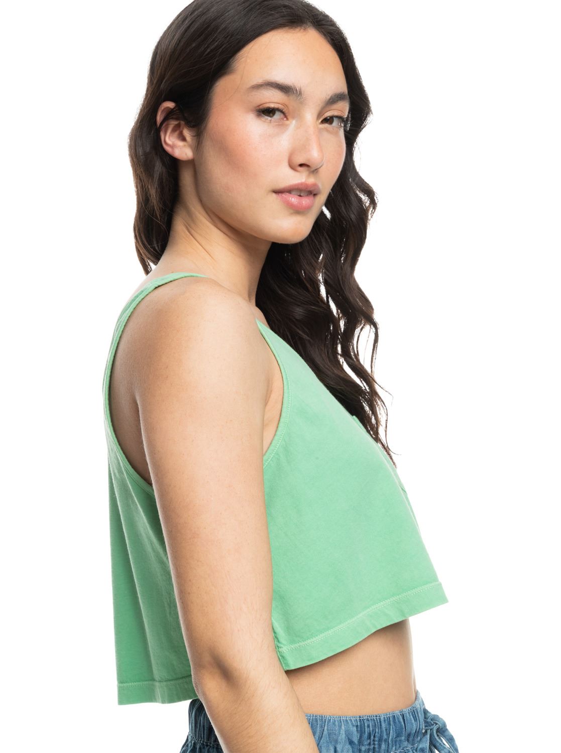Tops Crop Summer B dames groen Roxy Tops Crop Summer B dames groen ZEPHYR GREEN