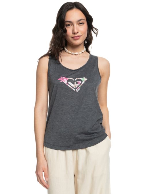 Roxy T-Shirt Col V Femme Flowing Top – Coton Doux Et Confortable, Idéal Quotidien Et Décontracté