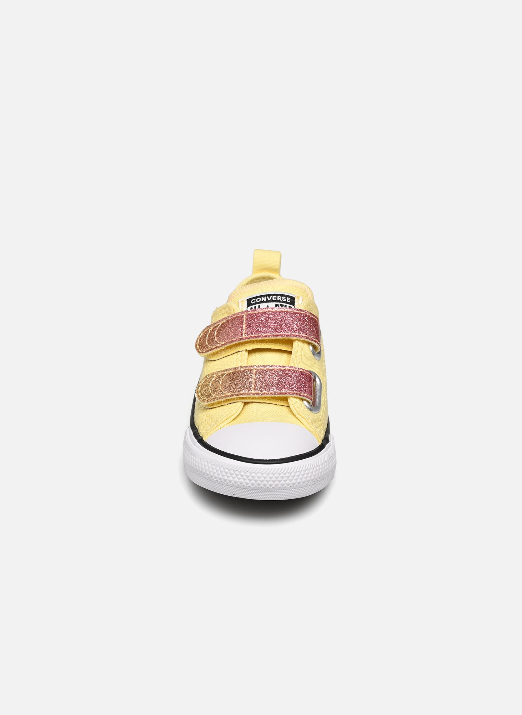 Niedrige Sneaker Chuck Taylor All Star 2V Canvas Citrus G mädchen gelb Converse Niedrige Sneaker Chuck Taylor All Star 2V Canvas Citrus G mädchen gelb Banana Yellow