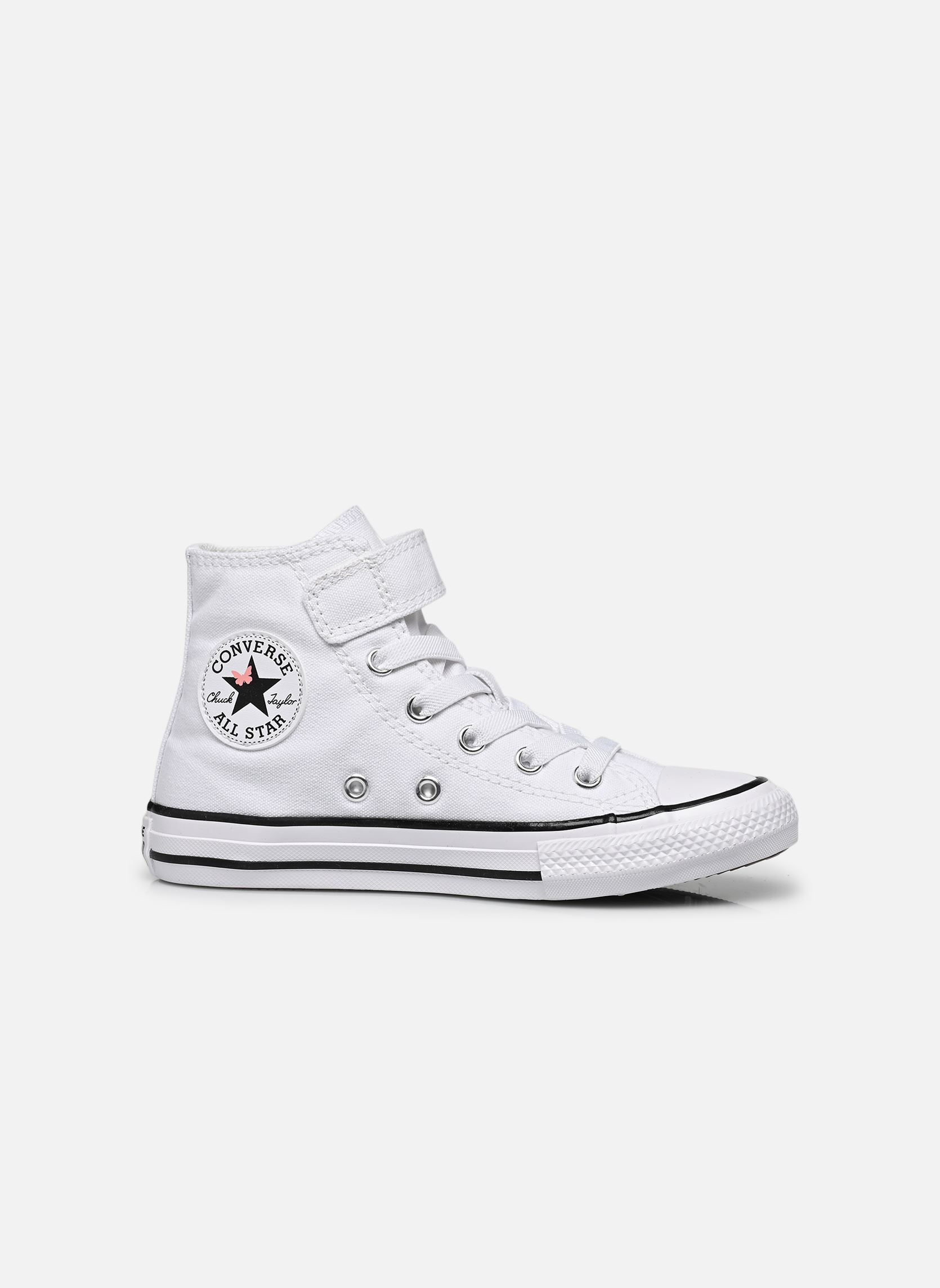 Baskets hautes Chuck Taylor All Star 1V Canvas Festival fille blanc Converse Baskets hautes Chuck Taylor All Star 1V Canvas Festival fille blanc Optical White