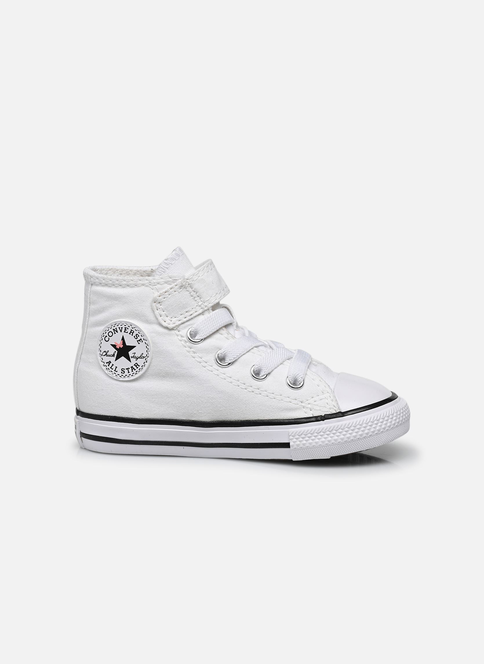 Baskets hautes Chuck Taylor All Star 1V Canvas Festival fille blanc Converse Baskets hautes Chuck Taylor All Star 1V Canvas Festival fille blanc Optical White