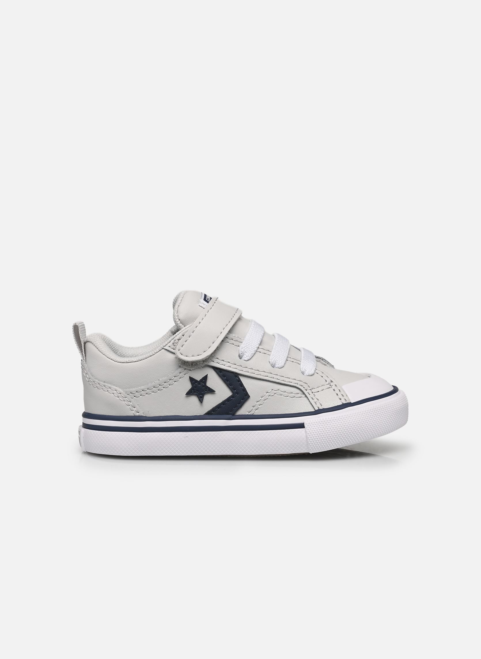 Baskets Pro Blaze Strap 1V Ox C gris Converse Baskets Pro Blaze Strap 1V Ox C gris BARELY GREY/NAVY/WHITE 3