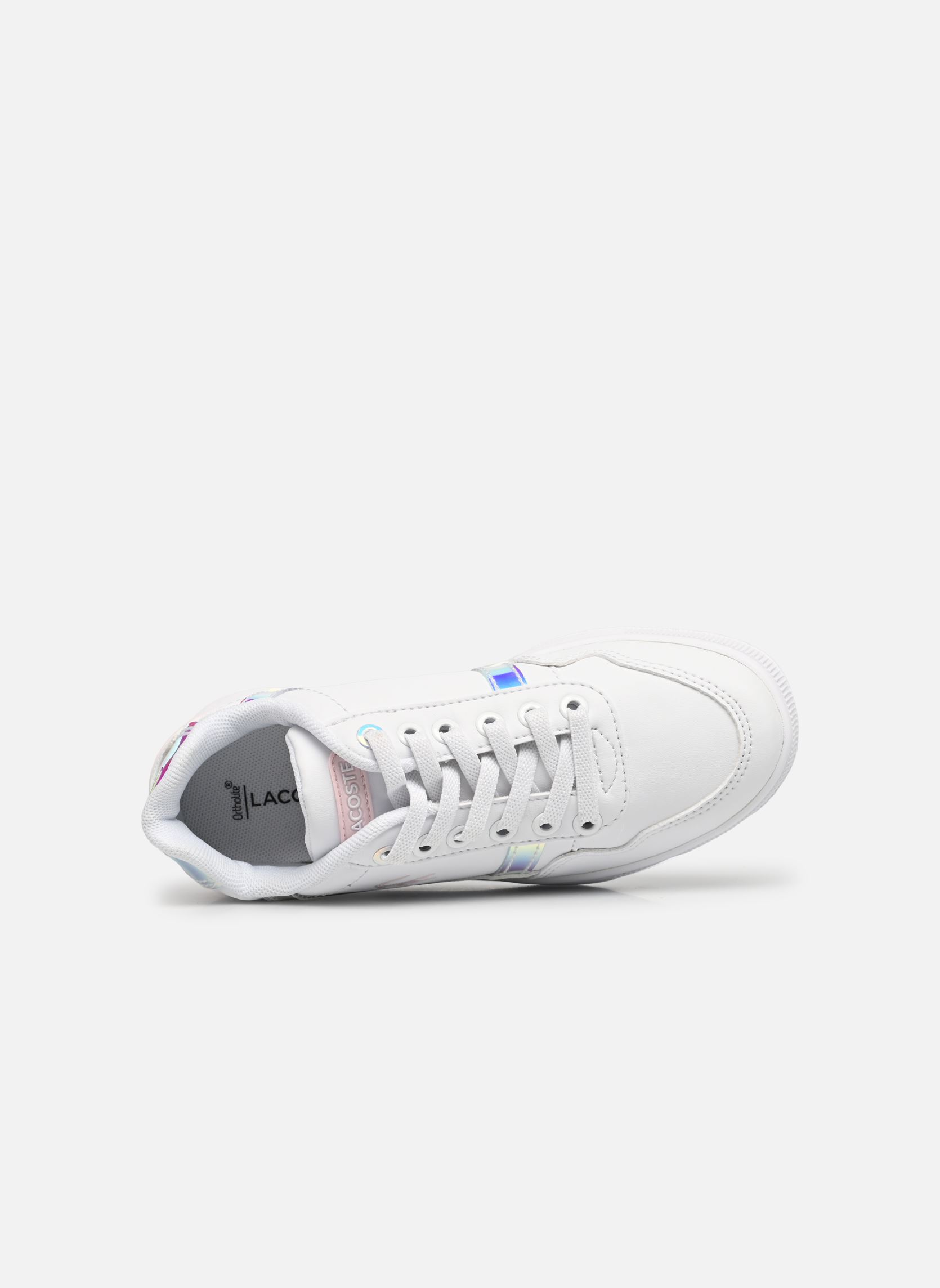 Sneaker T-Clip SUC mädchen weiß Lacoste Sneaker T-Clip SUC mädchen weiß WHT/LT PNK