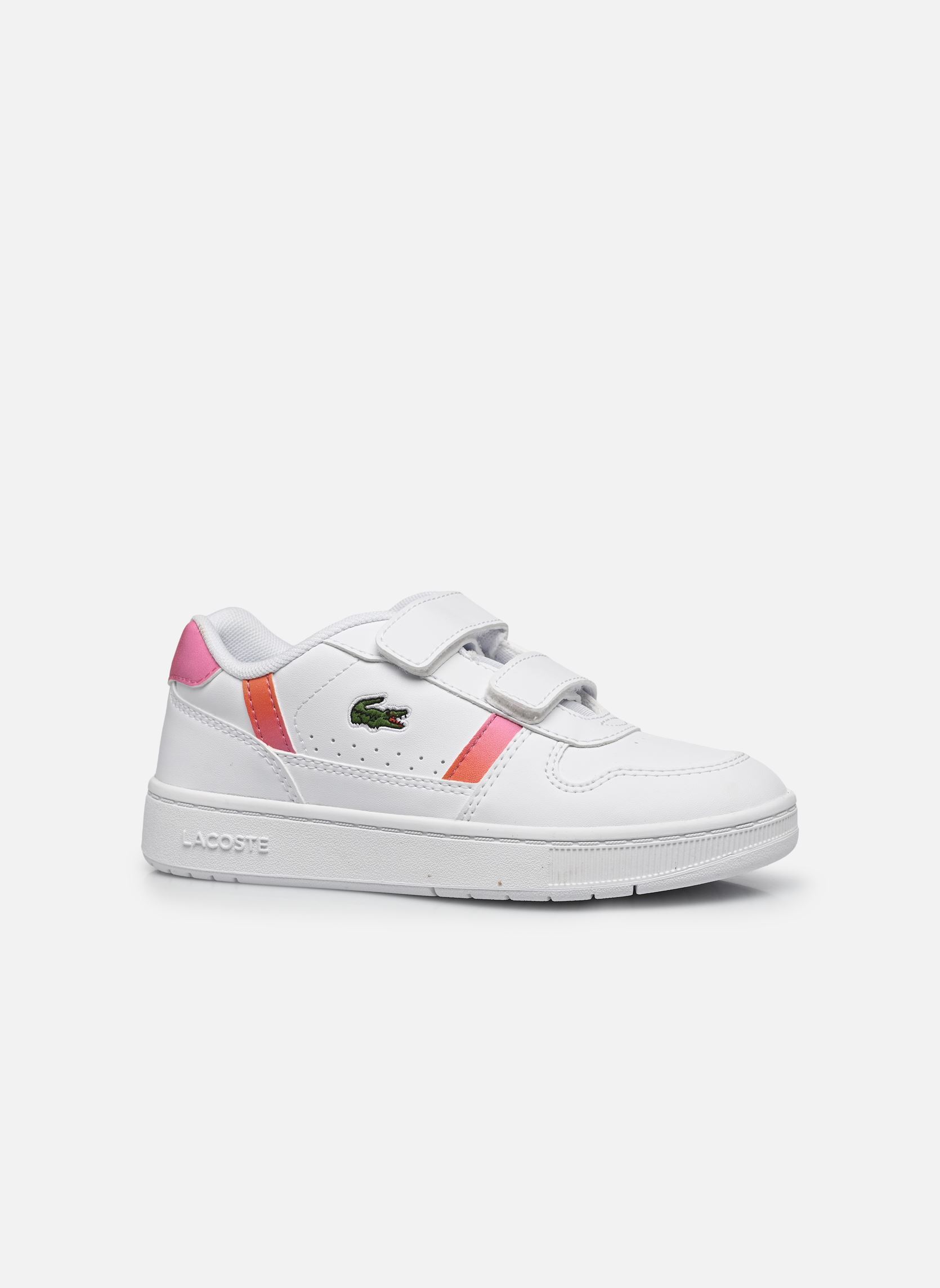 Sneakers T-Clip SUC meisjes wit Lacoste Sneakers T-Clip SUC meisjes wit WHT/LT PNK 3
