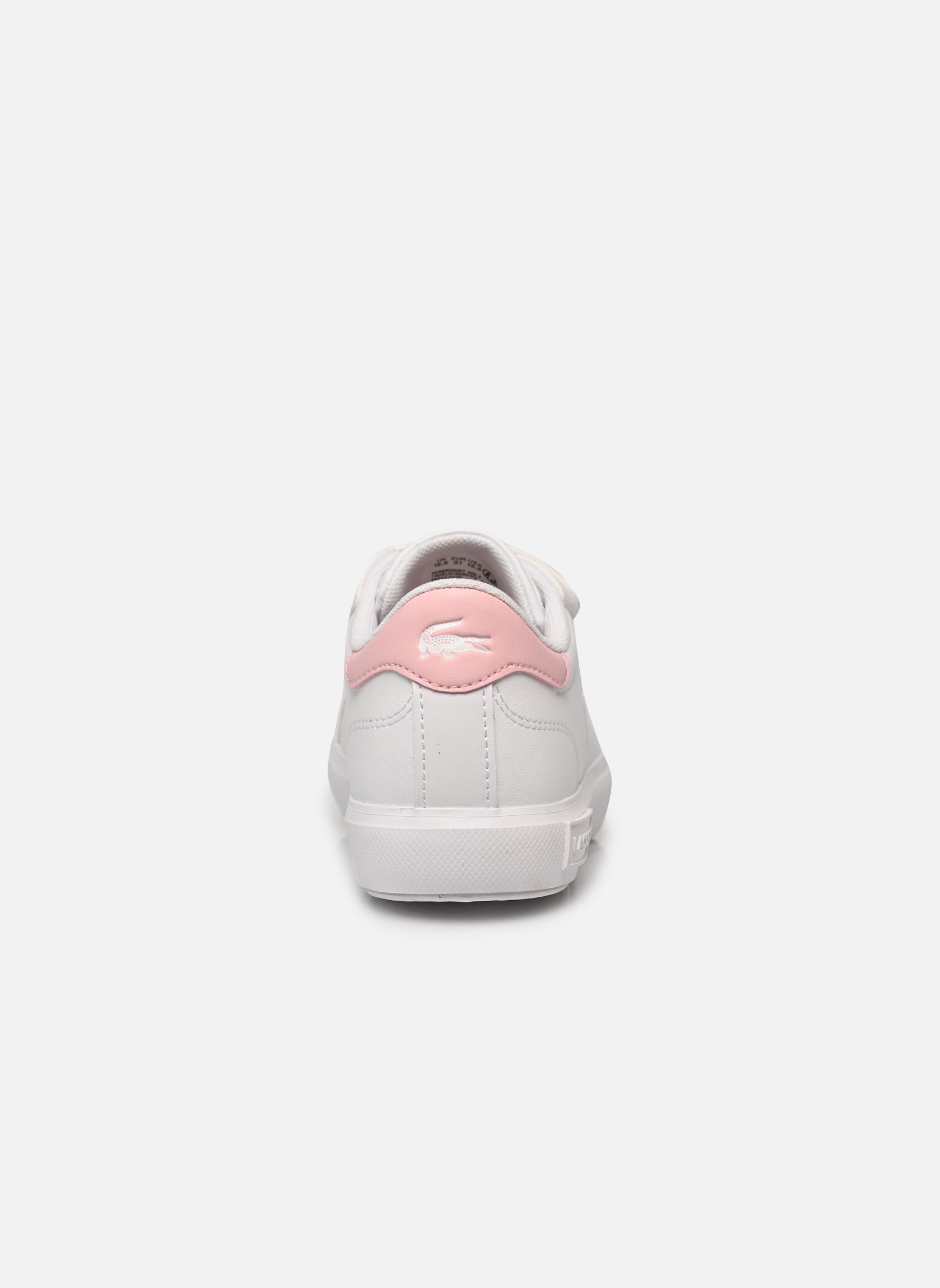 Baskets Powercourt SUC fille blanc Lacoste Baskets Powercourt SUC fille blanc WHT/LT PNK 2