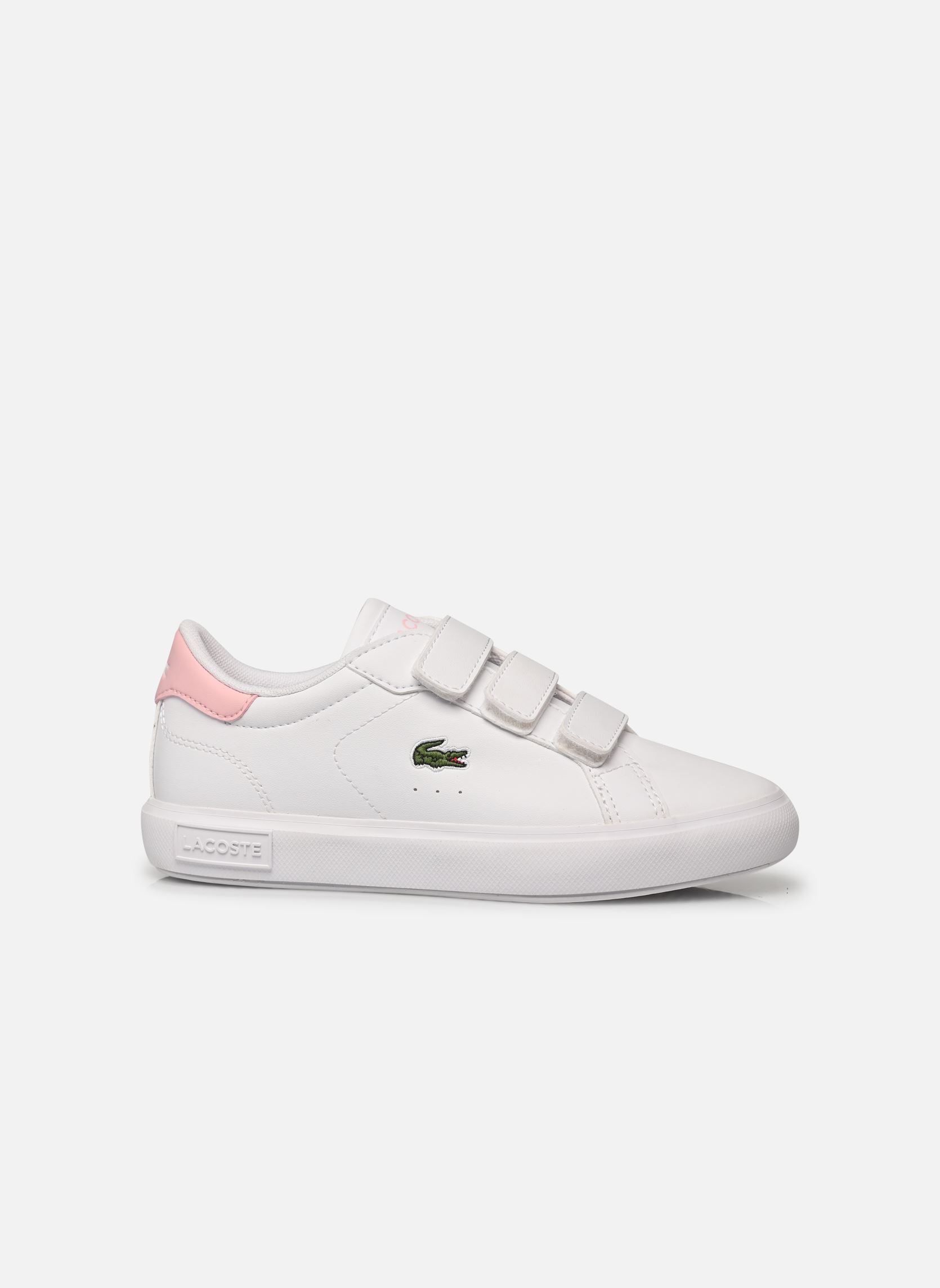 Baskets Powercourt SUC fille blanc Lacoste Baskets Powercourt SUC fille blanc WHT/LT PNK 2