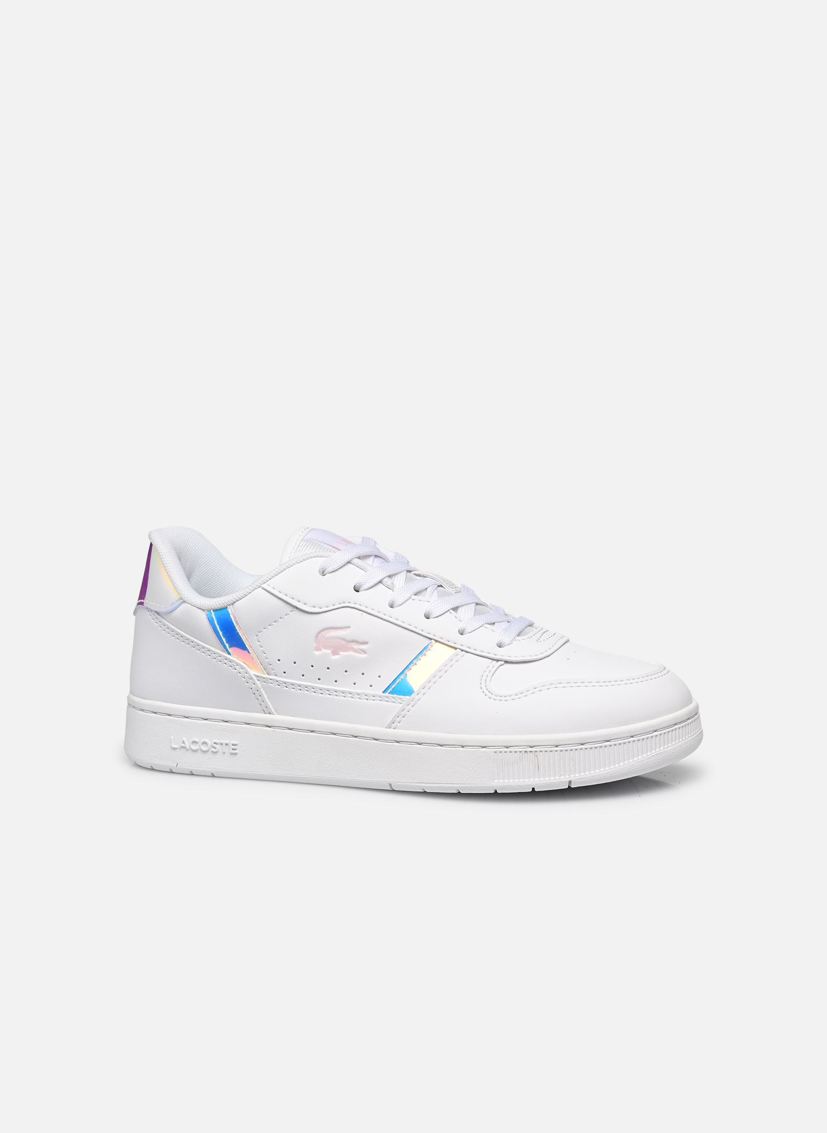 Baskets T-Clip SUJ fille blanc Lacoste Baskets T-Clip SUJ fille blanc WHT/LT PNK 2