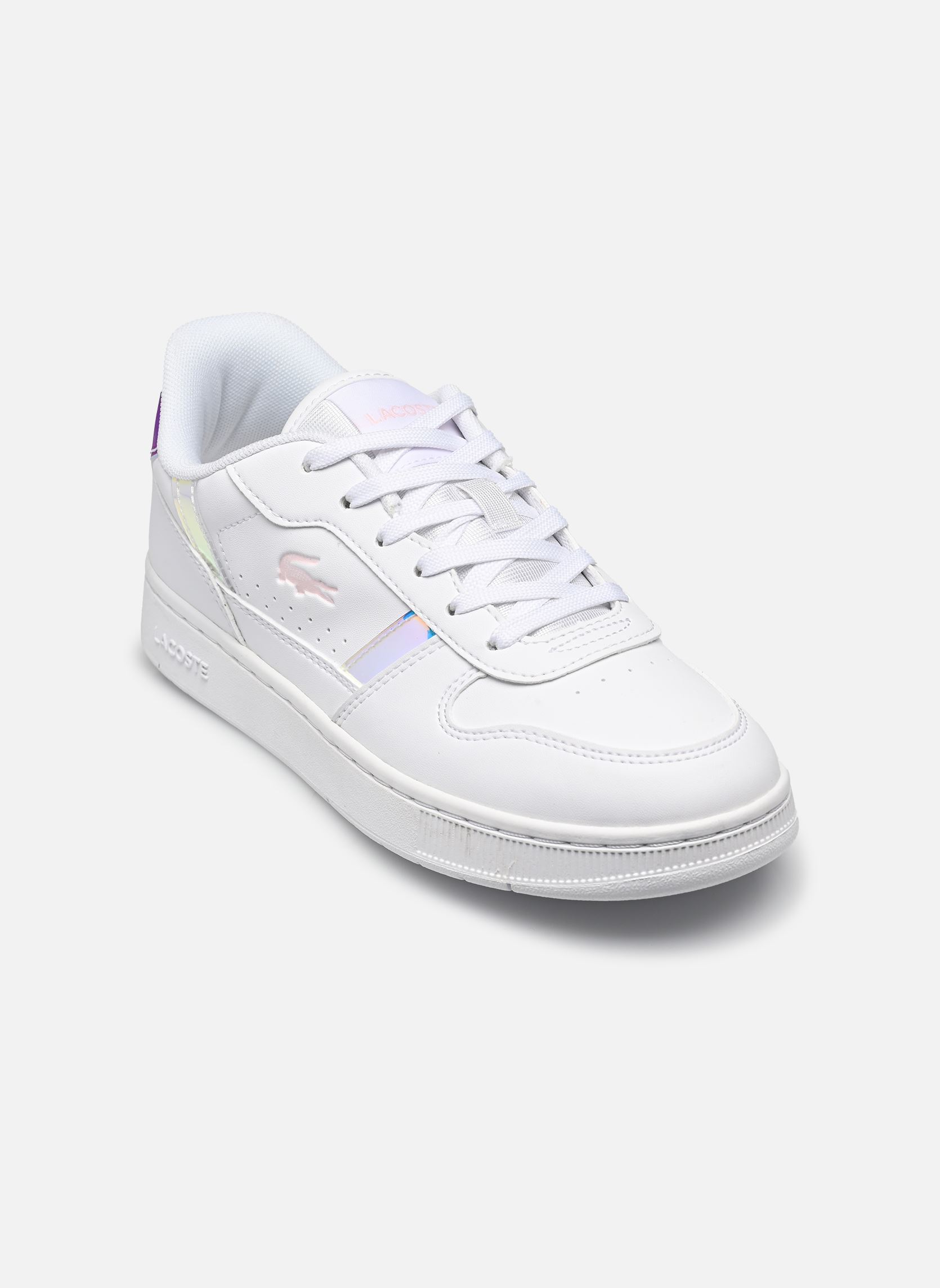 Baskets enfant Lacoste T clip set avec des details holographiques - vue 4