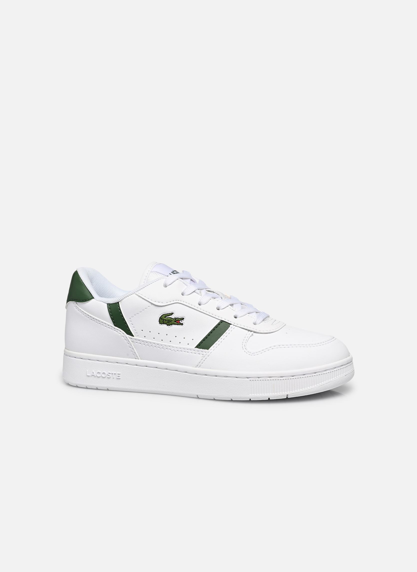 Baskets T-Clip SUJ garçon blanc Lacoste Baskets T-Clip SUJ garçon blanc WHT/DK GRN