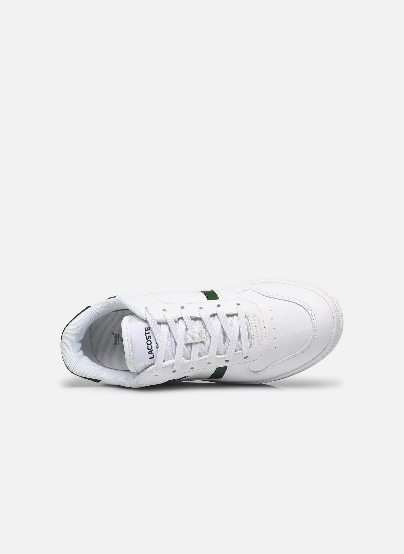 Baskets T-Clip SUJ garçon blanc Lacoste Baskets T-Clip SUJ garçon blanc WHT/DK GRN