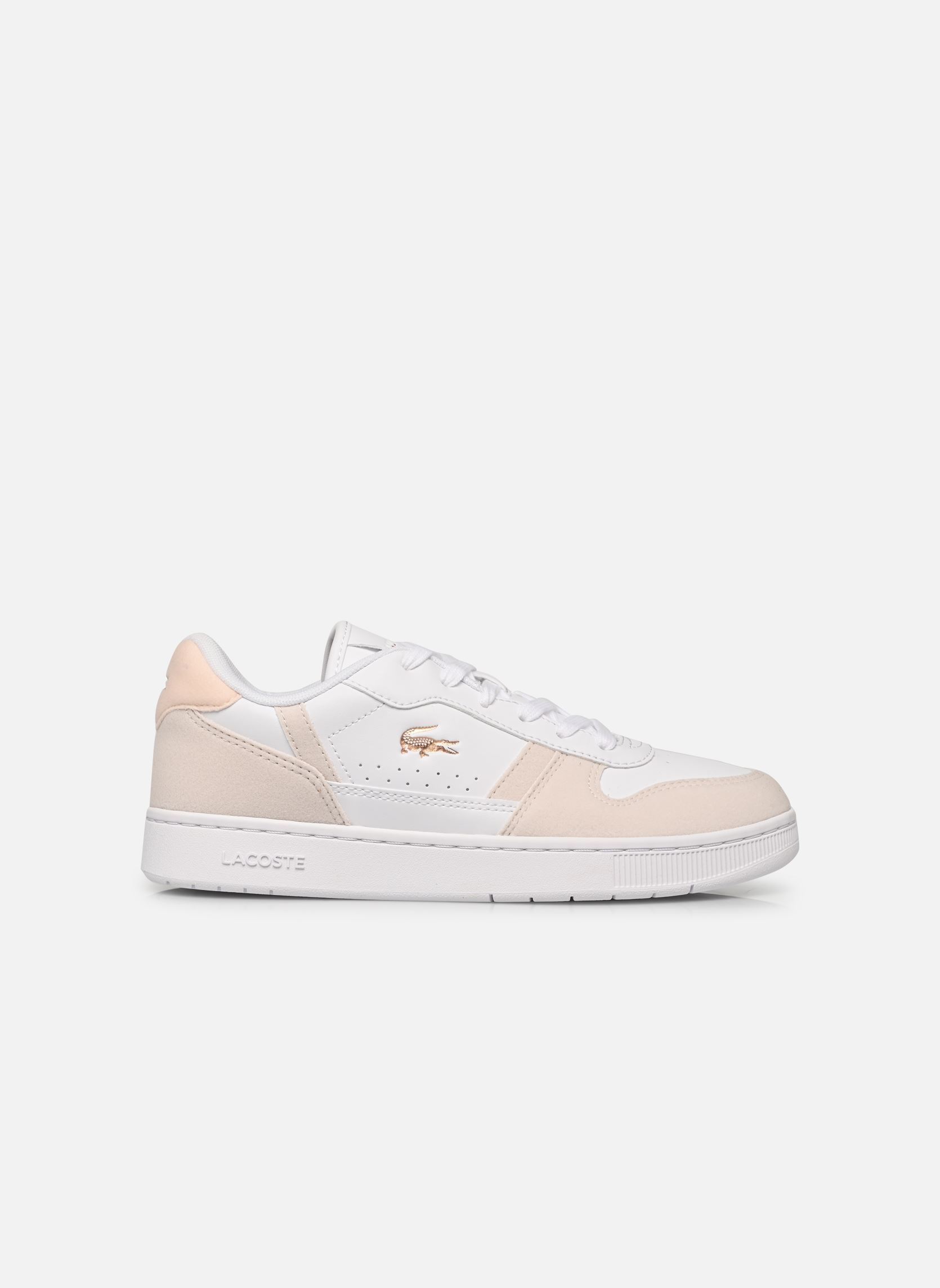 Baskets T-Clip SUJ fille blanc Lacoste Baskets T-Clip SUJ fille blanc WHT/LT PNK 2.0