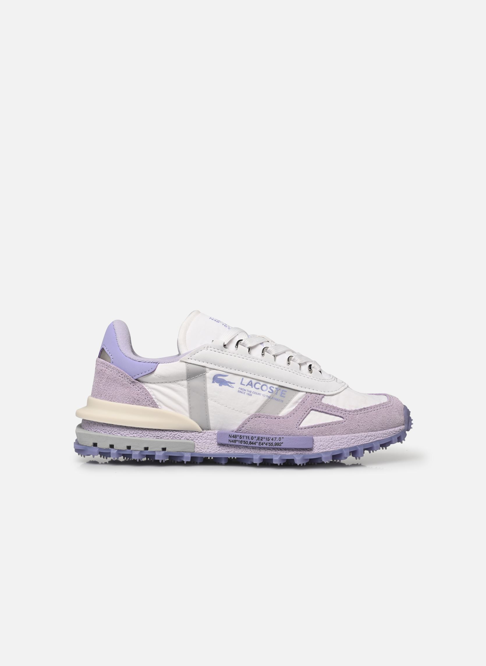 Baskets de sport Elite Active W femme blanc Lacoste Baskets de sport Elite Active W femme blanc WHT/LT PURP