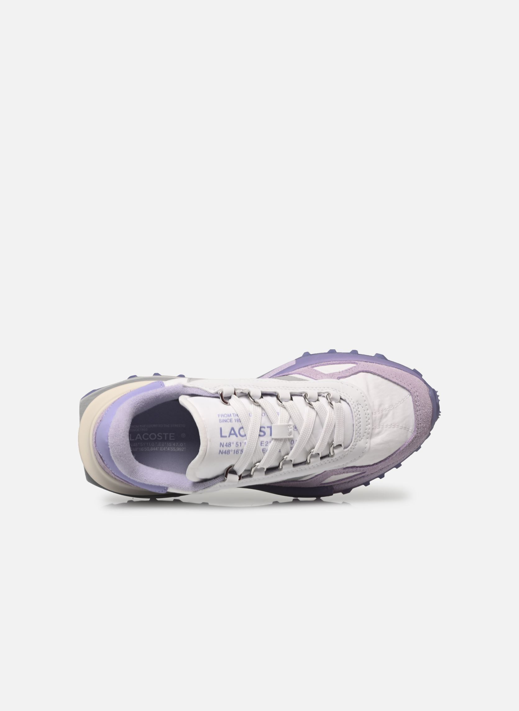 Baskets de sport Elite Active W femme blanc Lacoste Baskets de sport Elite Active W femme blanc WHT/LT PURP