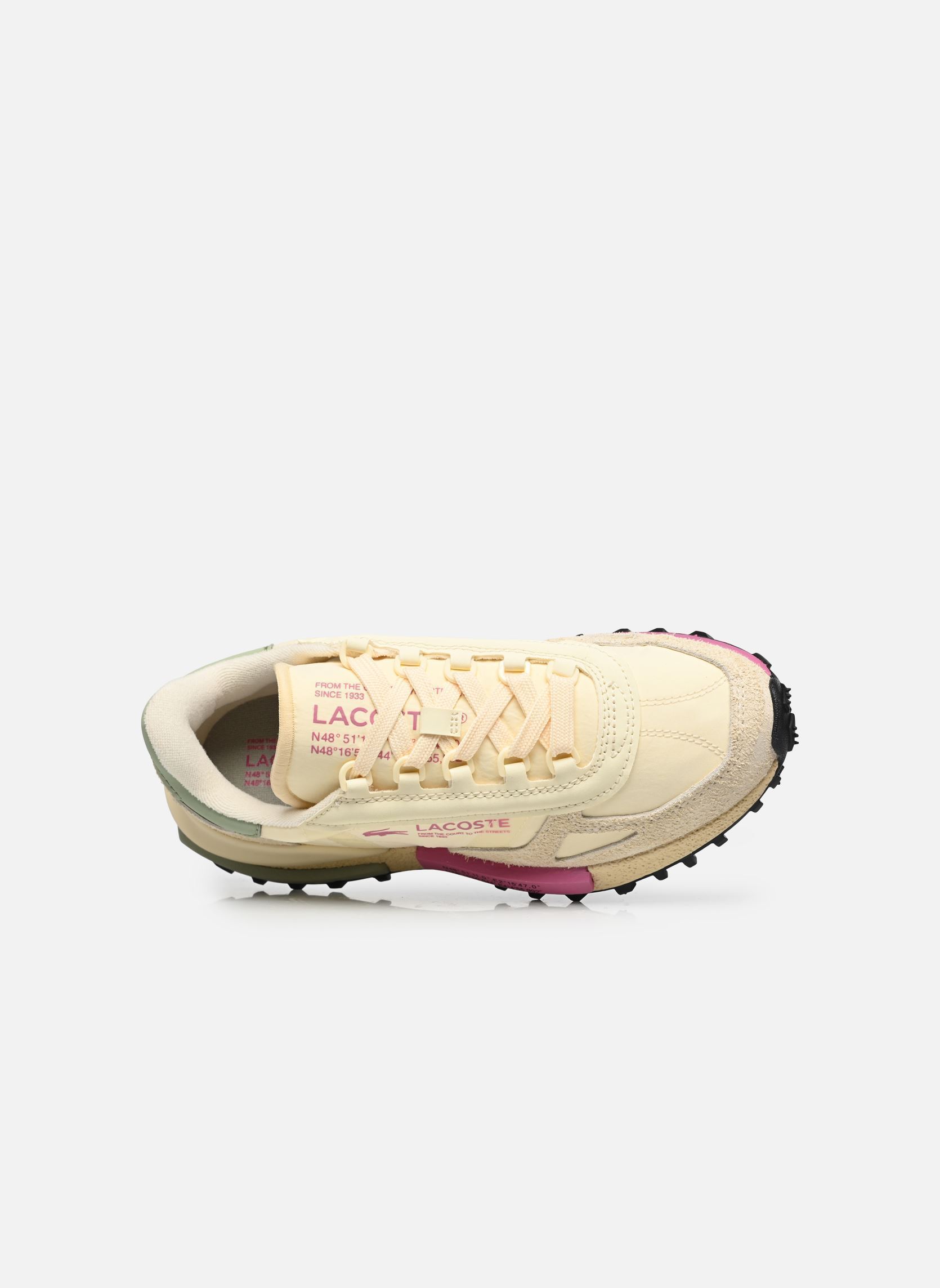 Sport Sneakers Elite Active W dames geel Lacoste Sport Sneakers Elite Active W dames geel OFF WHT/LT KHK