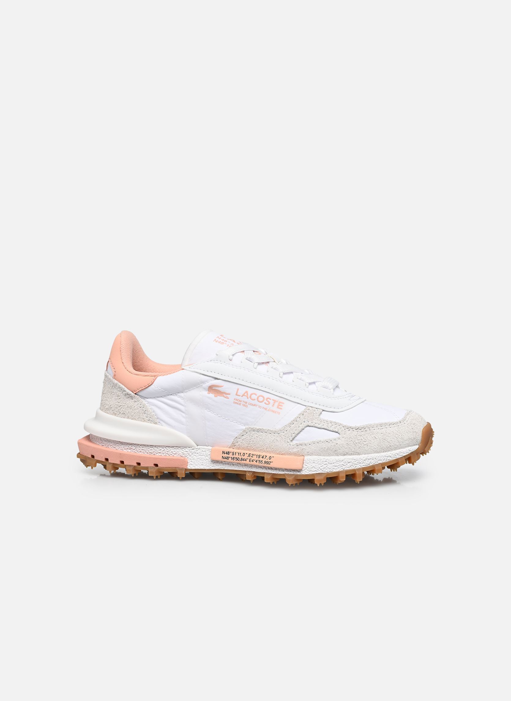Baskets de sport Elite Active W femme blanc Lacoste Baskets de sport Elite Active W femme blanc WHT/LT PNK