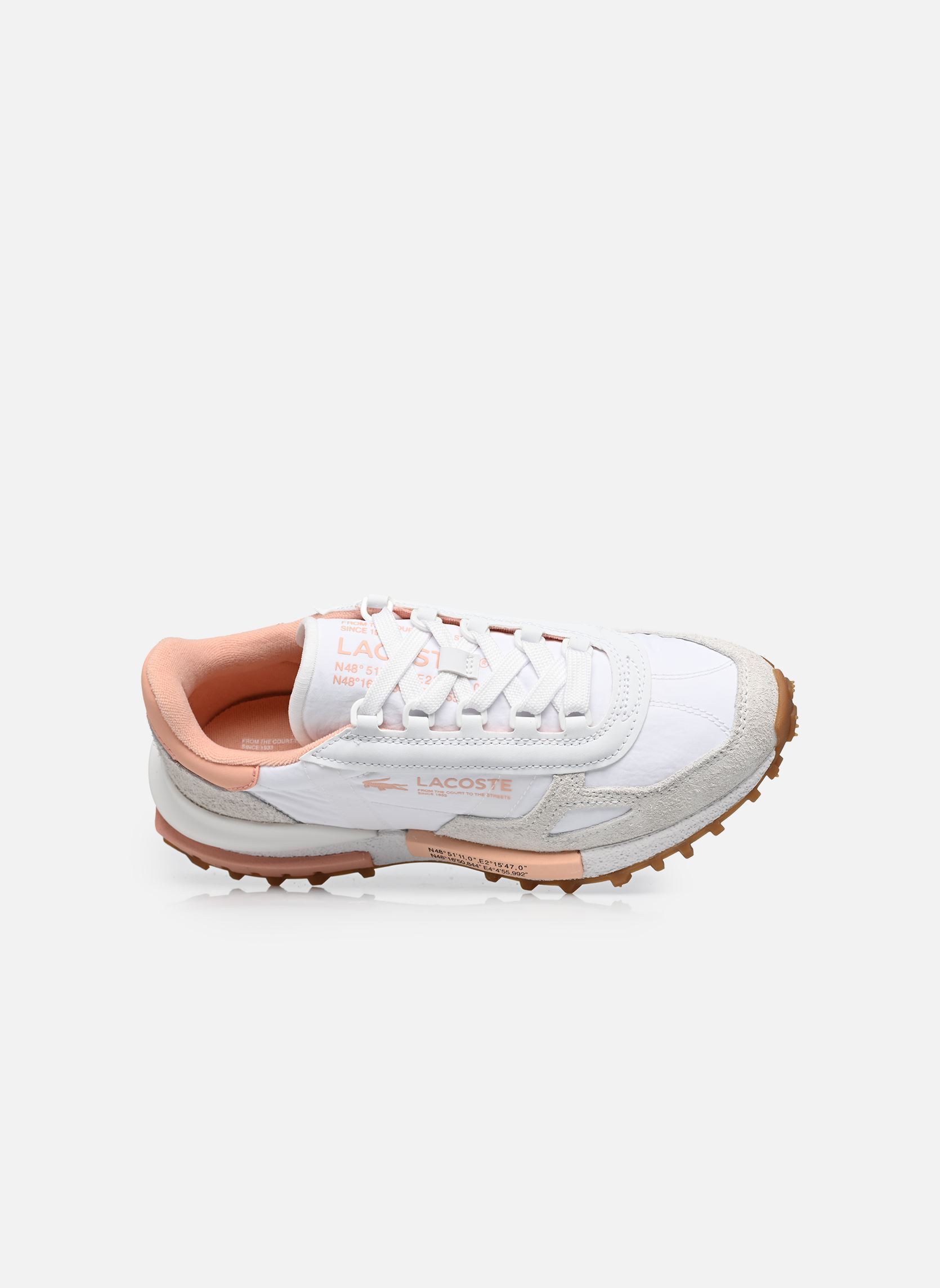 Baskets de sport Elite Active W femme blanc Lacoste Baskets de sport Elite Active W femme blanc WHT/LT PNK