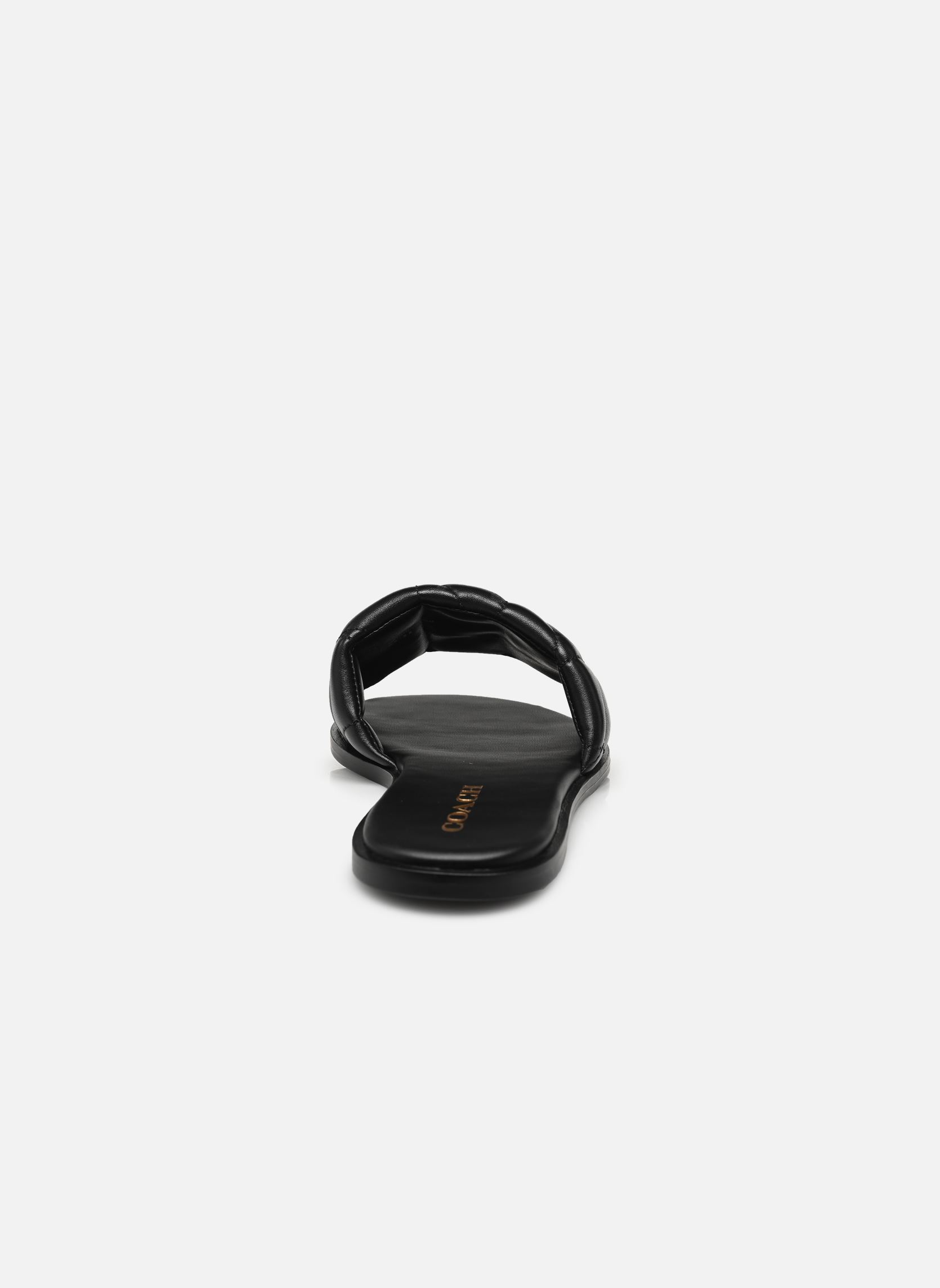 Mules et sabots Holly Quilted Leather Sandal femme noir Coach Mules et sabots Holly Quilted Leather Sandal femme noir BLACK