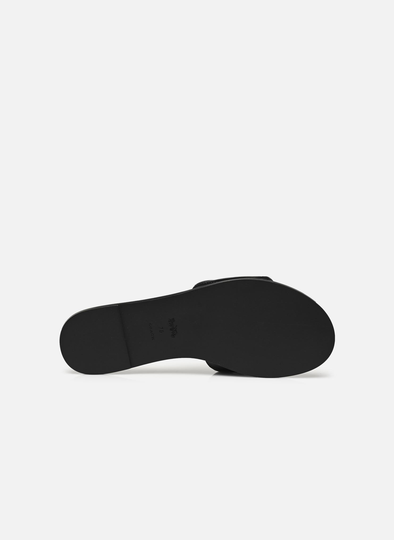 Mules et sabots Holly Quilted Leather Sandal femme noir Coach Mules et sabots Holly Quilted Leather Sandal femme noir BLACK