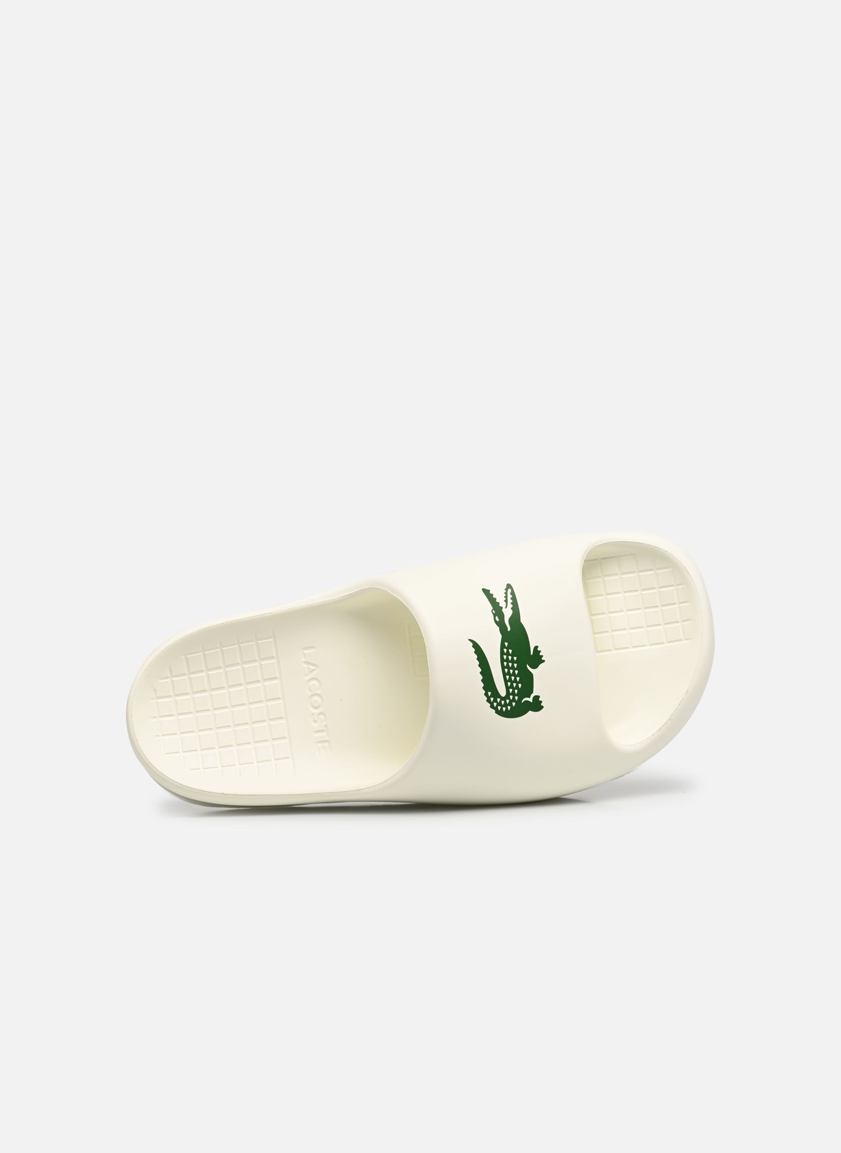 Muilen en klompen Serve Slide 2.0 223 dames wit Lacoste Muilen en klompen Serve Slide 2.0 223 dames wit Off Wht/Dk Grn