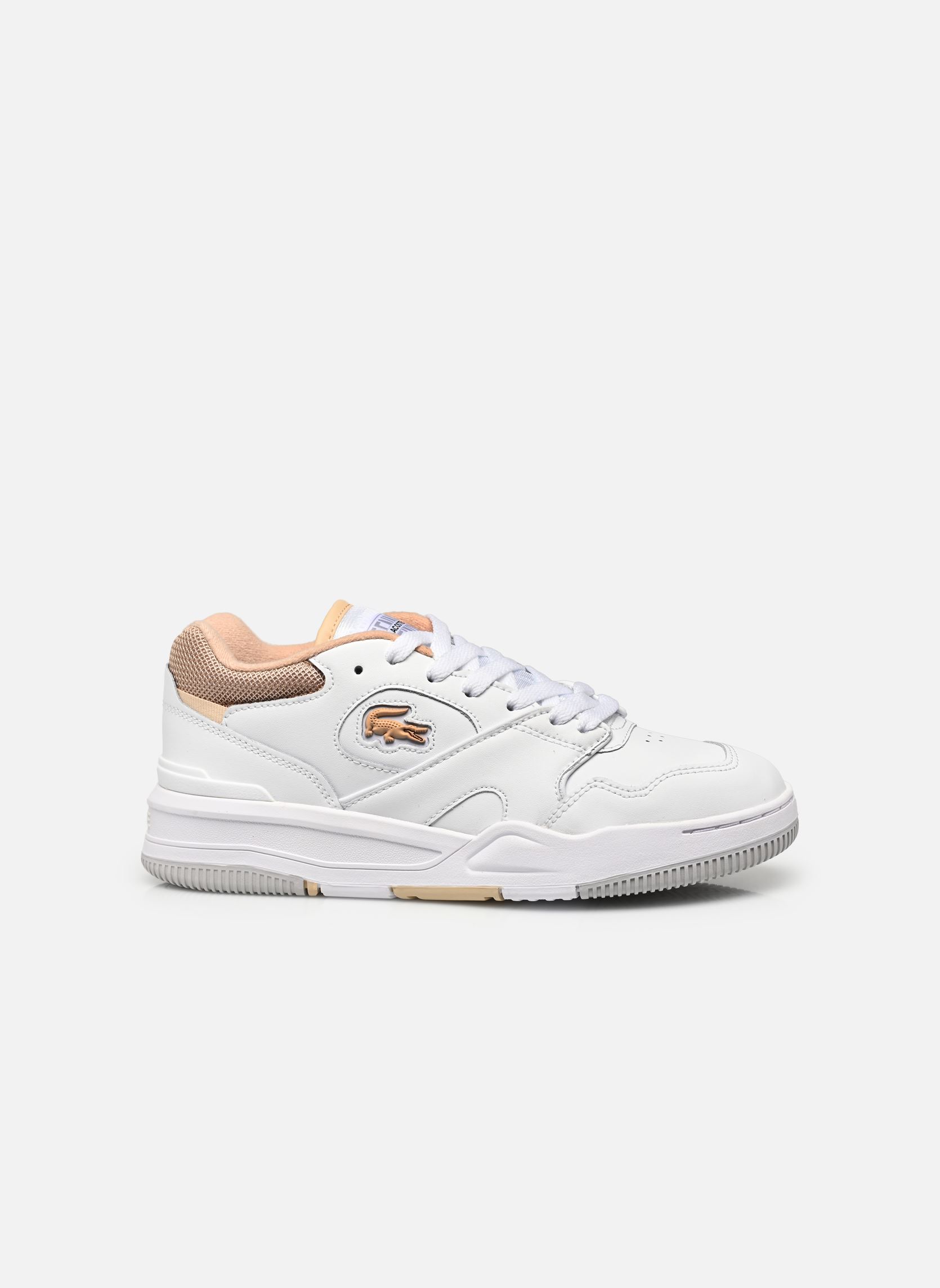 Baskets Lineshot W femme blanc Lacoste Baskets Lineshot W femme blanc WHT/LT BRW