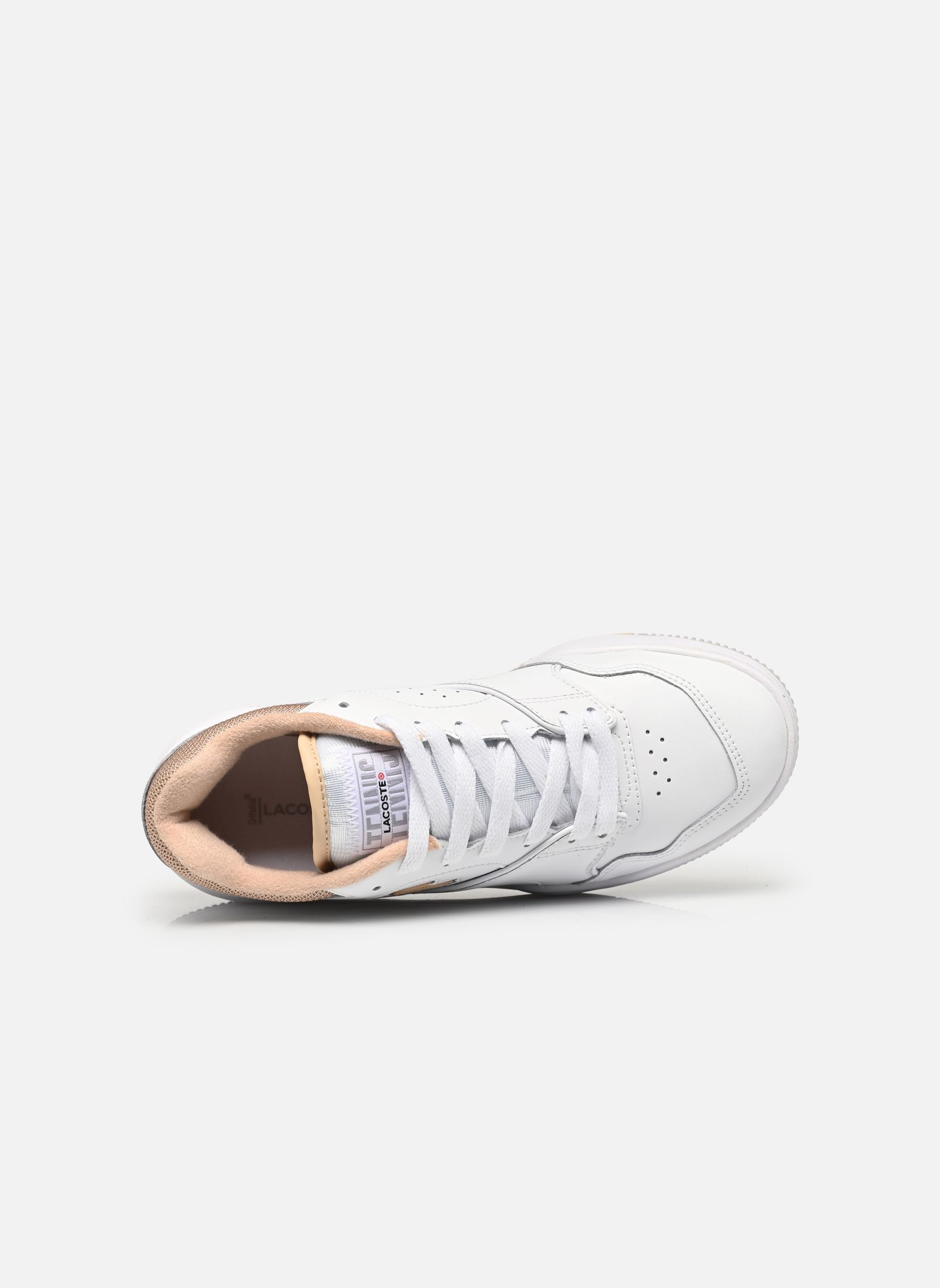 Baskets Lineshot W femme blanc Lacoste Baskets Lineshot W femme blanc WHT/LT BRW