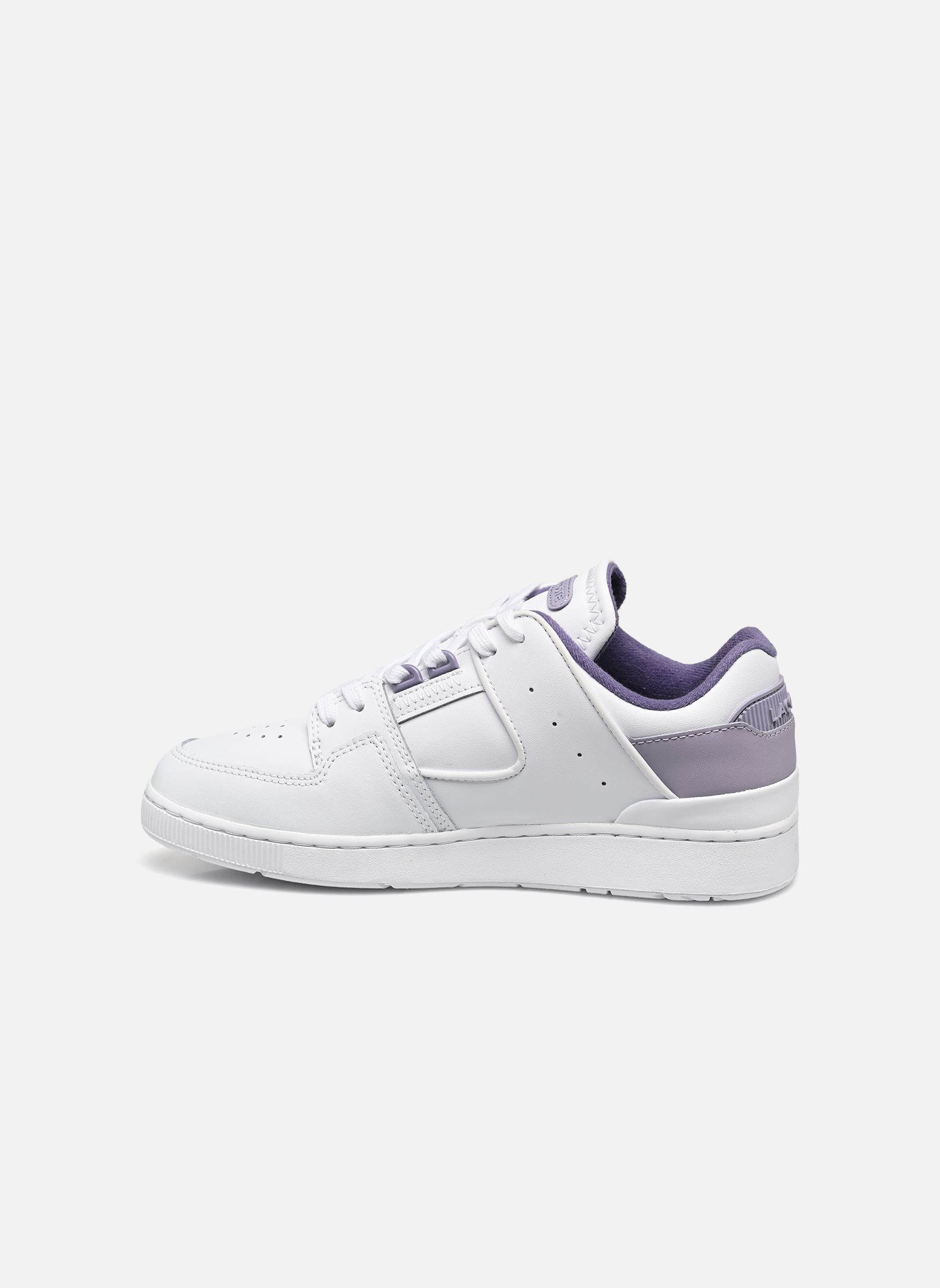 Sneaker Court Cage W damen weiß Lacoste Sneaker Court Cage W damen weiß WHT/LT PURP