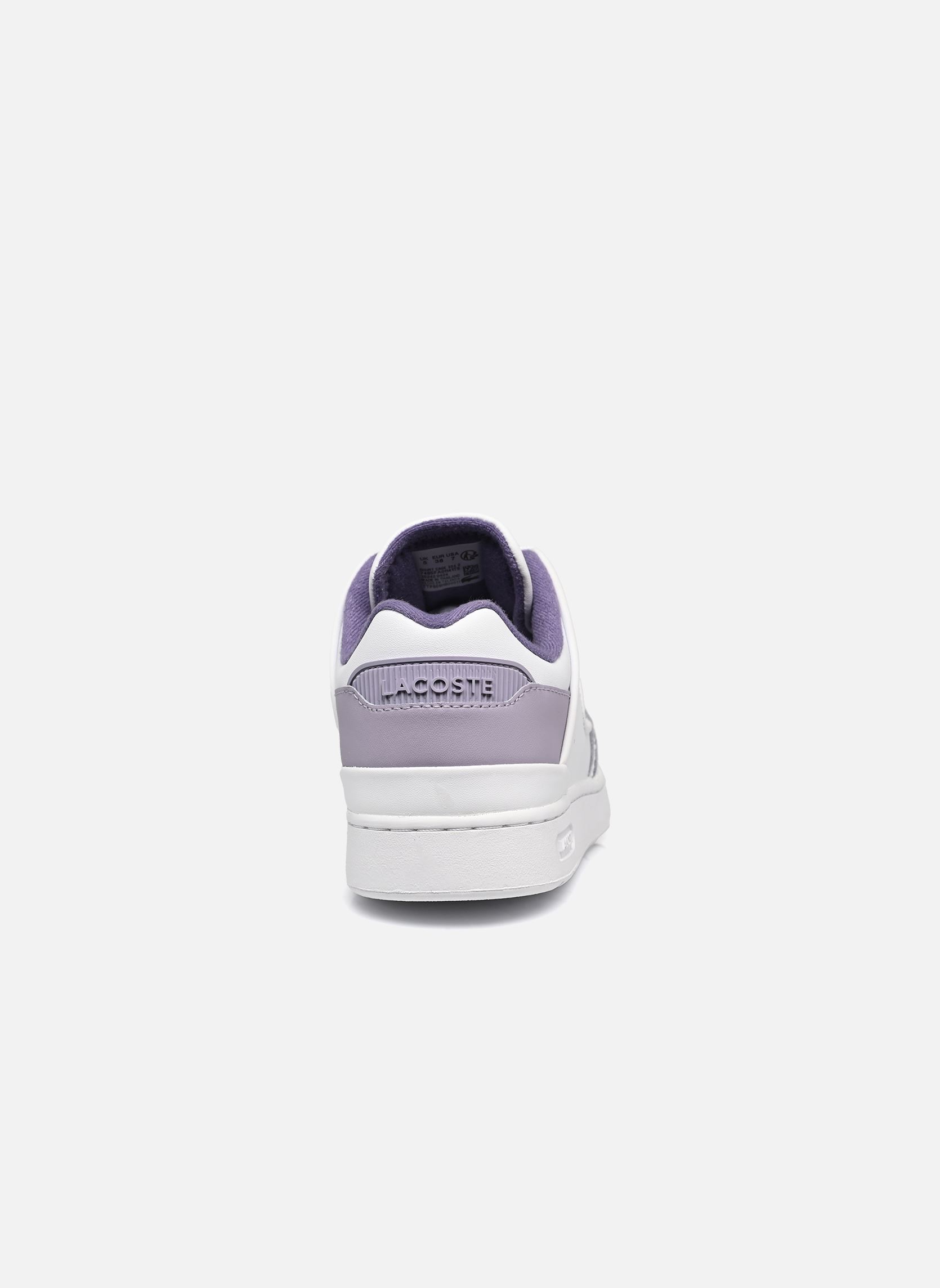Sneaker Court Cage W damen weiß Lacoste Sneaker Court Cage W damen weiß WHT/LT PURP