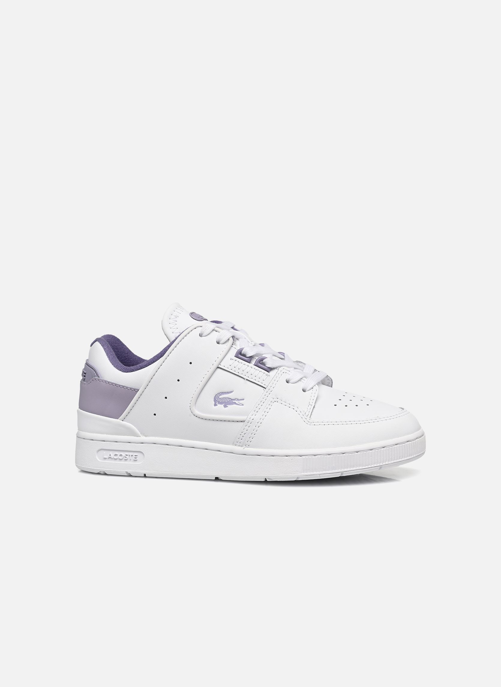 Sneaker Court Cage W damen weiß Lacoste Sneaker Court Cage W damen weiß WHT/LT PURP
