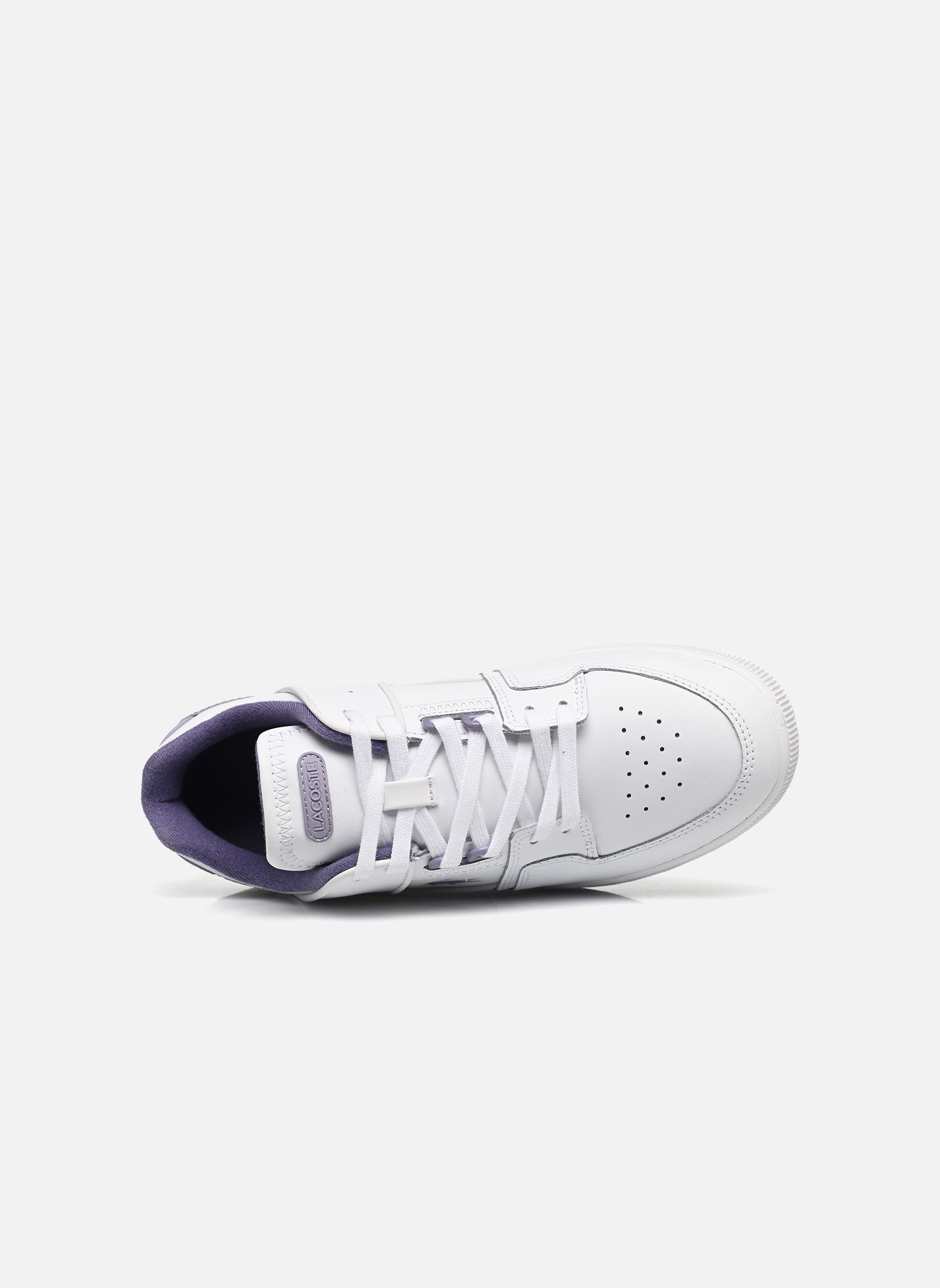 Sneaker Court Cage W damen weiß Lacoste Sneaker Court Cage W damen weiß WHT/LT PURP