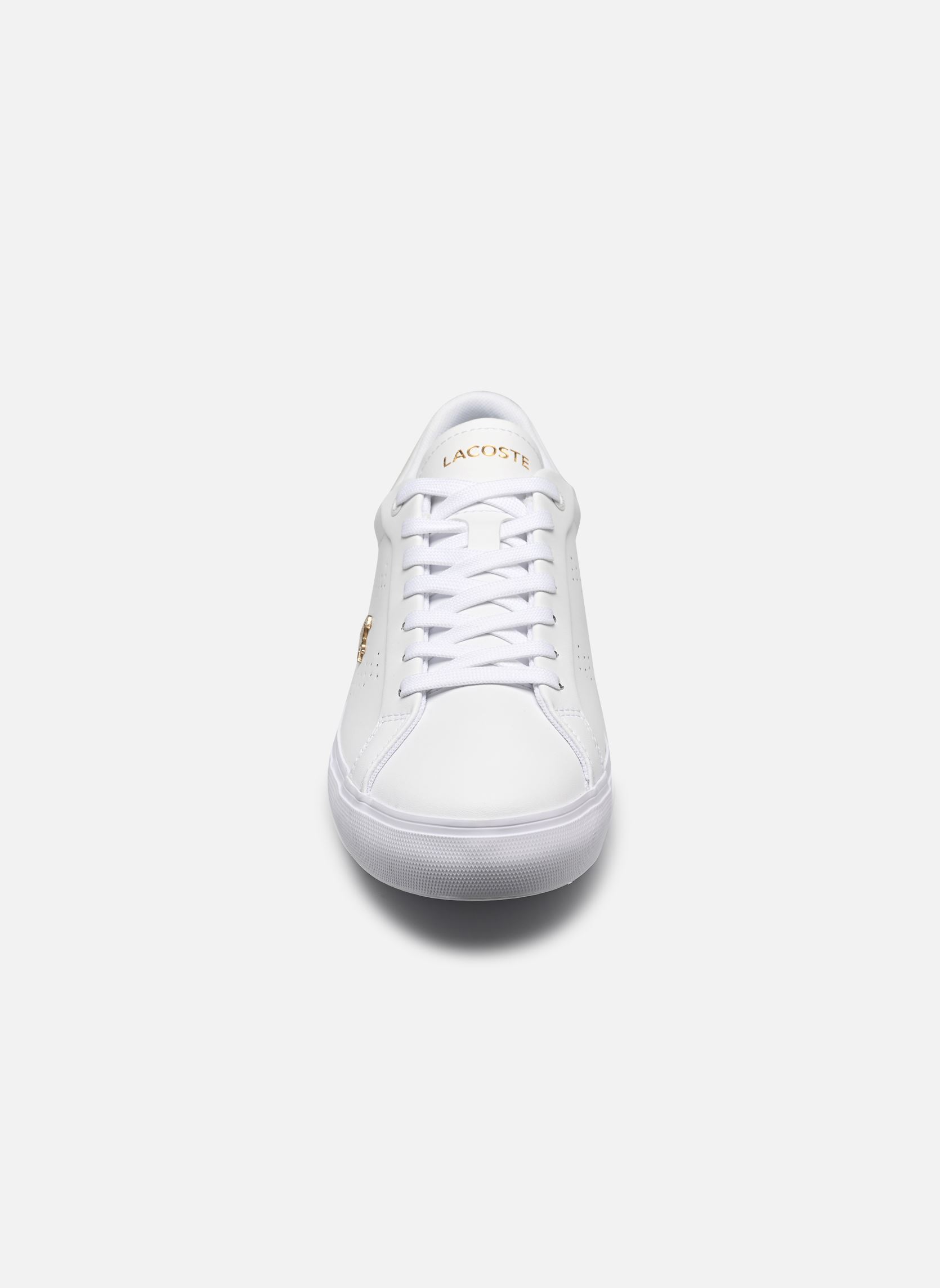 Sneakers Powercourt 2.0 dames wit Lacoste Sneakers Powercourt 2.0 dames wit WHT/GLD