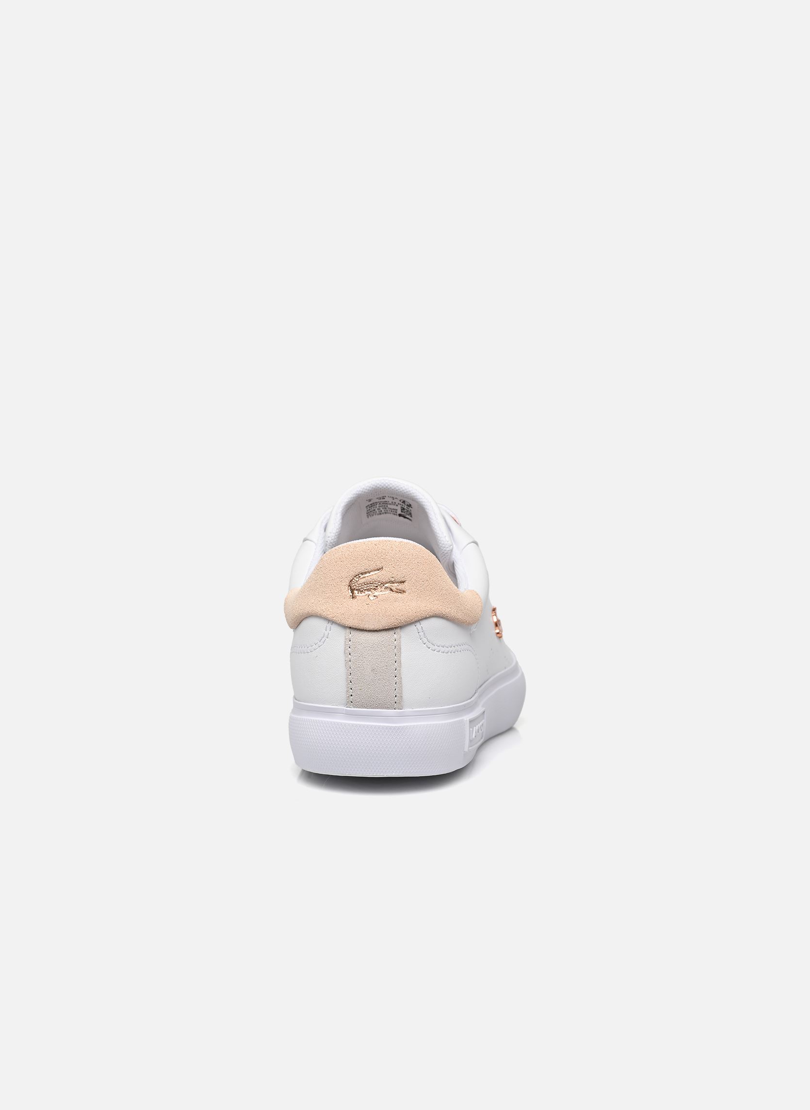 Baskets Powercourt 2.0 femme blanc Lacoste Baskets Powercourt 2.0 femme blanc Wht/Lt Pnk