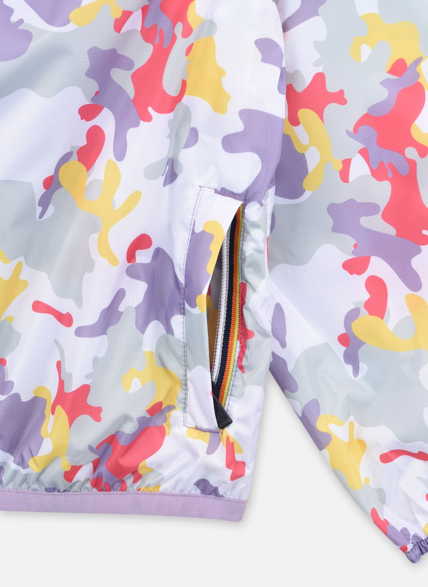 Vestes imperméables et coupe-vents Le Vrai 3.0 Claude Graphic K multicolore K-Way Vestes imperméables et coupe-vents Le Vrai 3.0 Claude Graphic K multicolore CAMO VIOLET - PINK GREEN